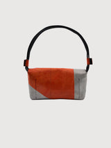 Shoulder Bag Laura Silver/Orange | Freitag