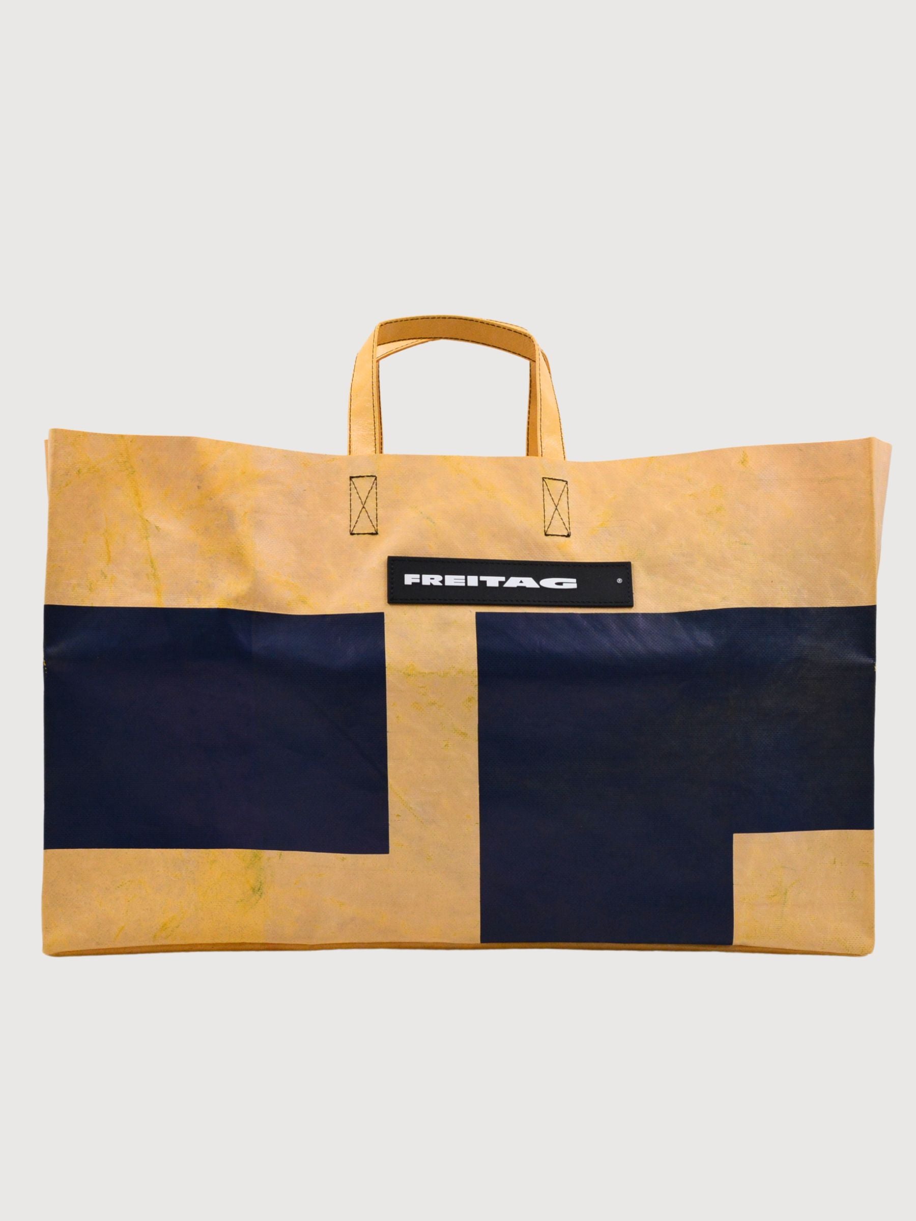 Shopping Bag F260 Miami Wide Yellow and Blue | Freitag