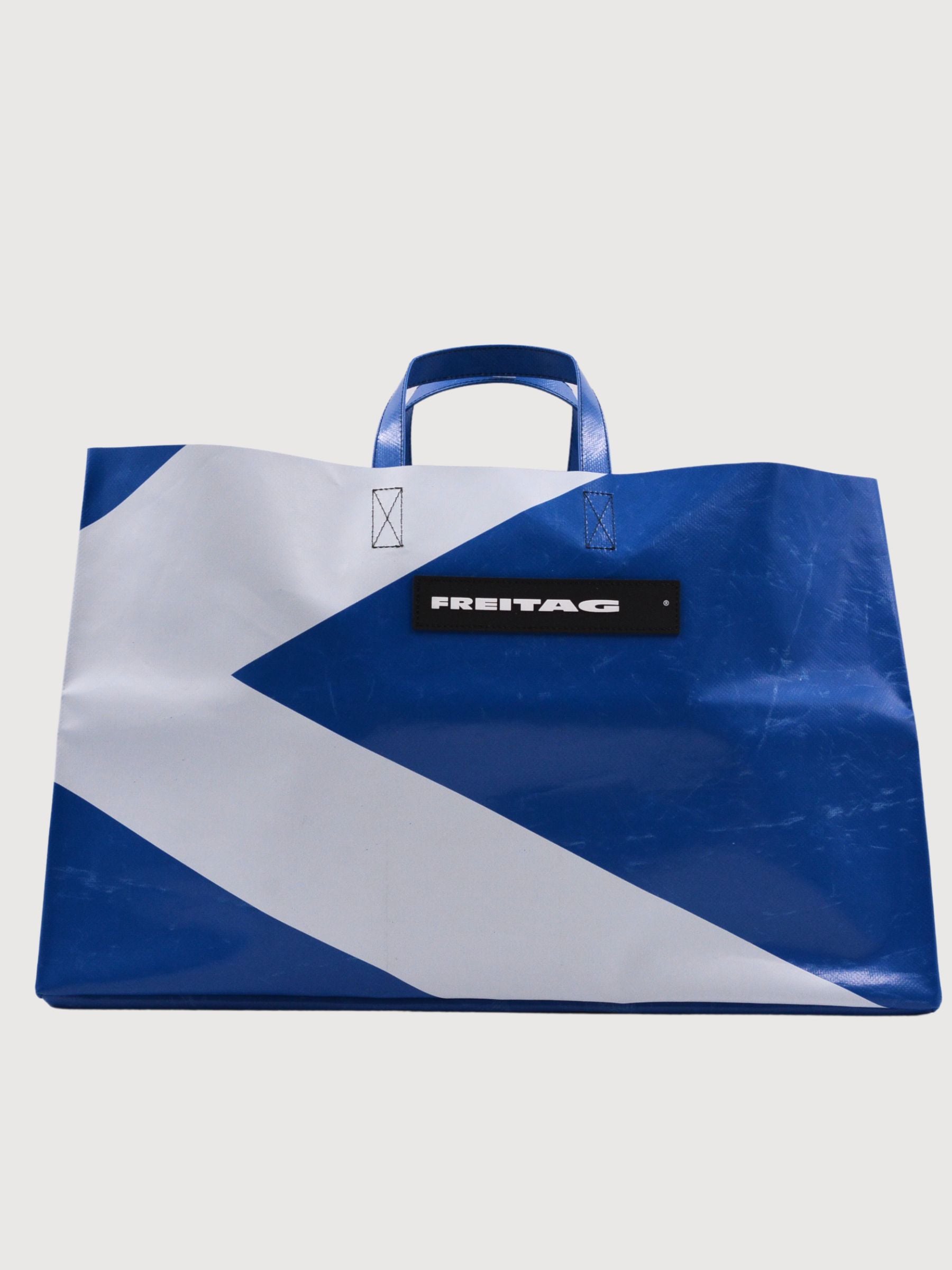 Shopping Bag F260 Miami Wide Blue & White | Freitag