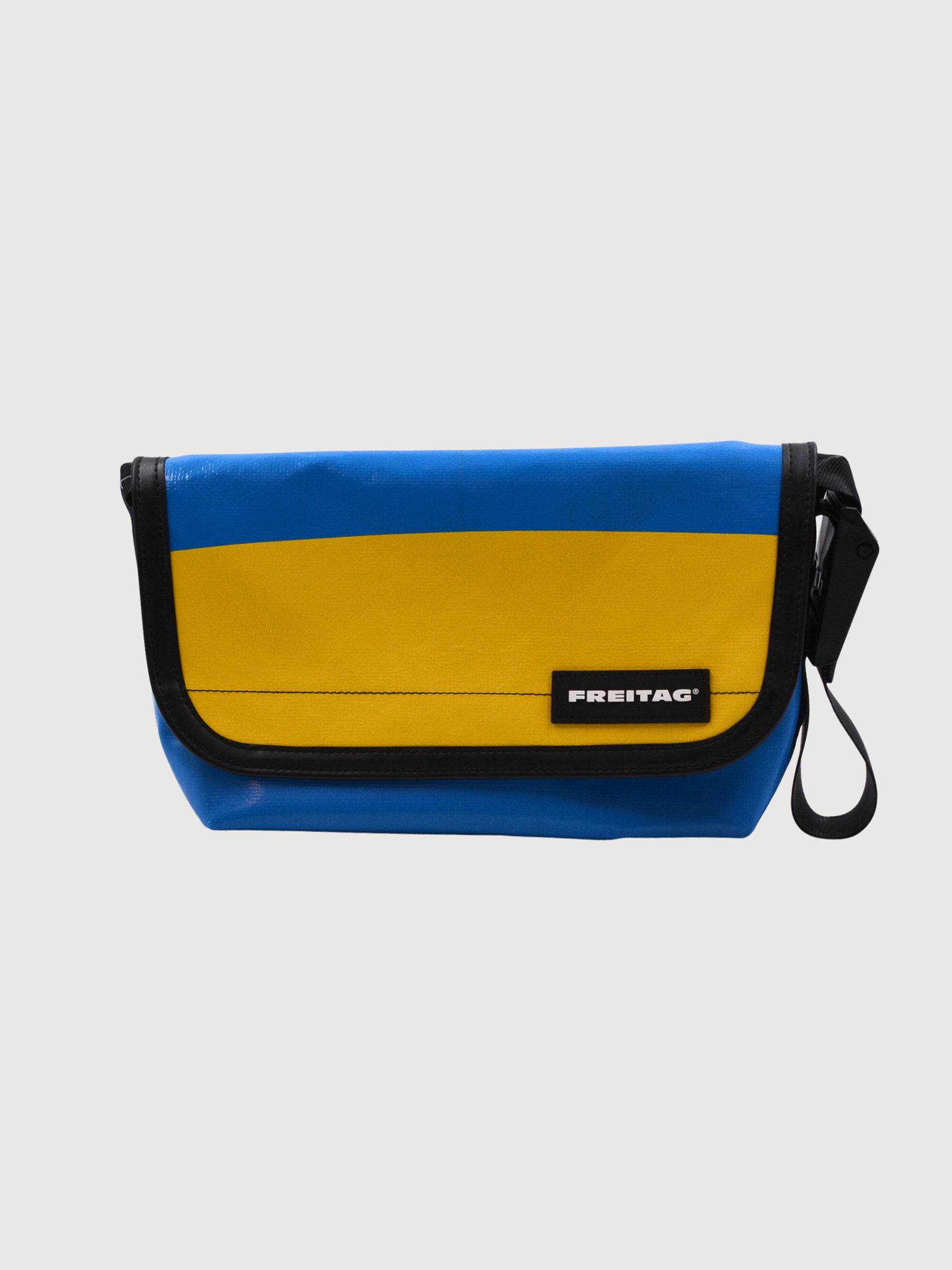 Borsa a tracolla Hawaii Five Blu/Giallo | Freitag