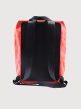 Rucksack mit Fransen, rot/weiß | Freitag