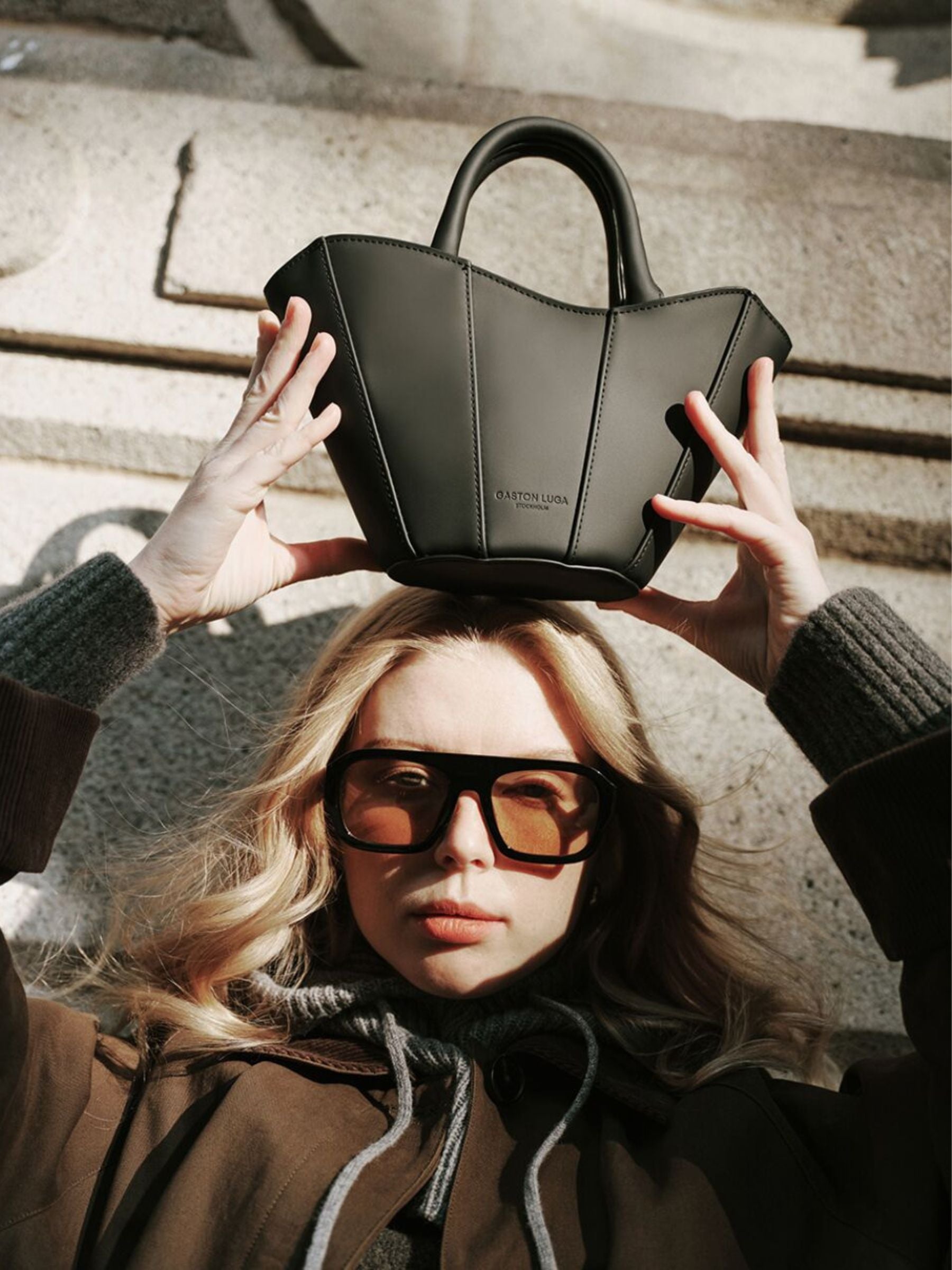 JOSEFINE MINI TOTE BLACK | Gaston Luga