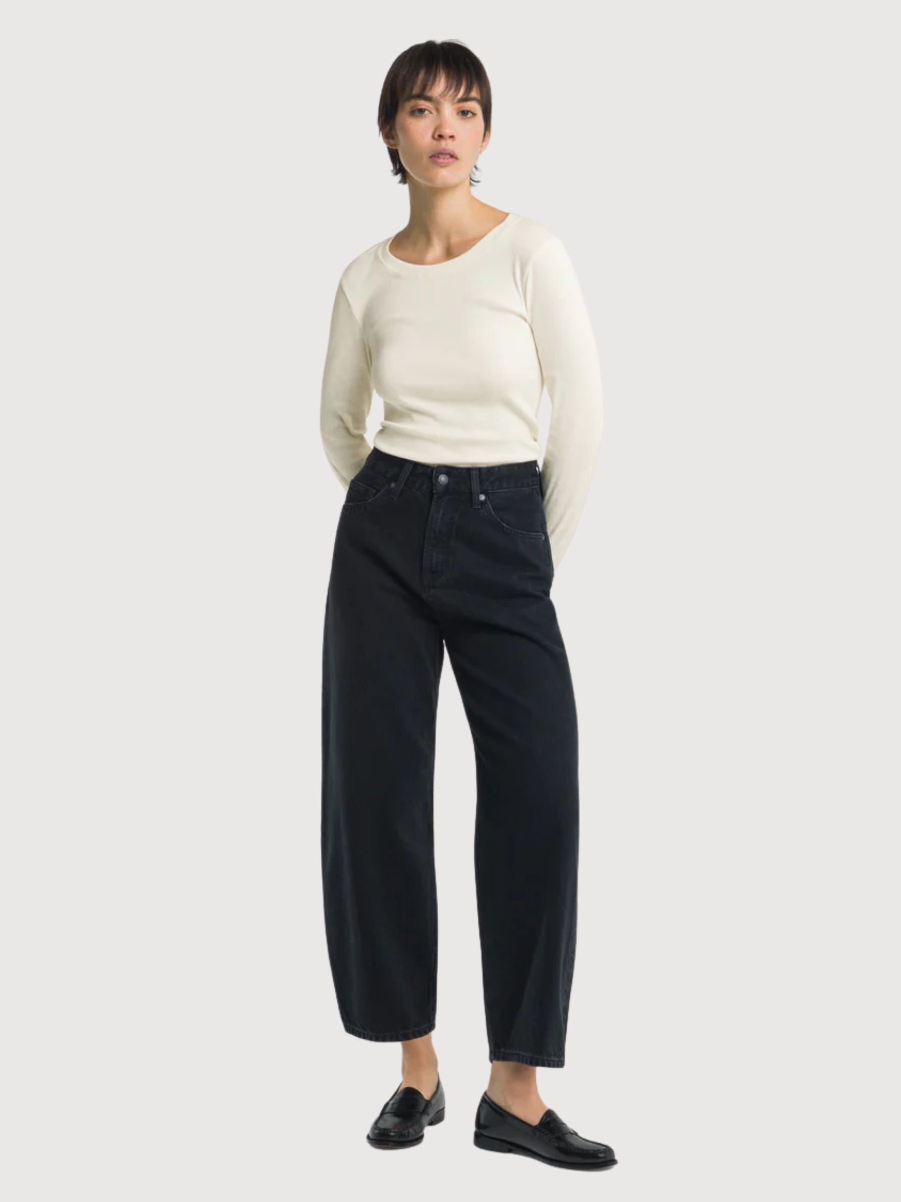 Jeans Leila Black Woman Corron | Kings OF Indigo
