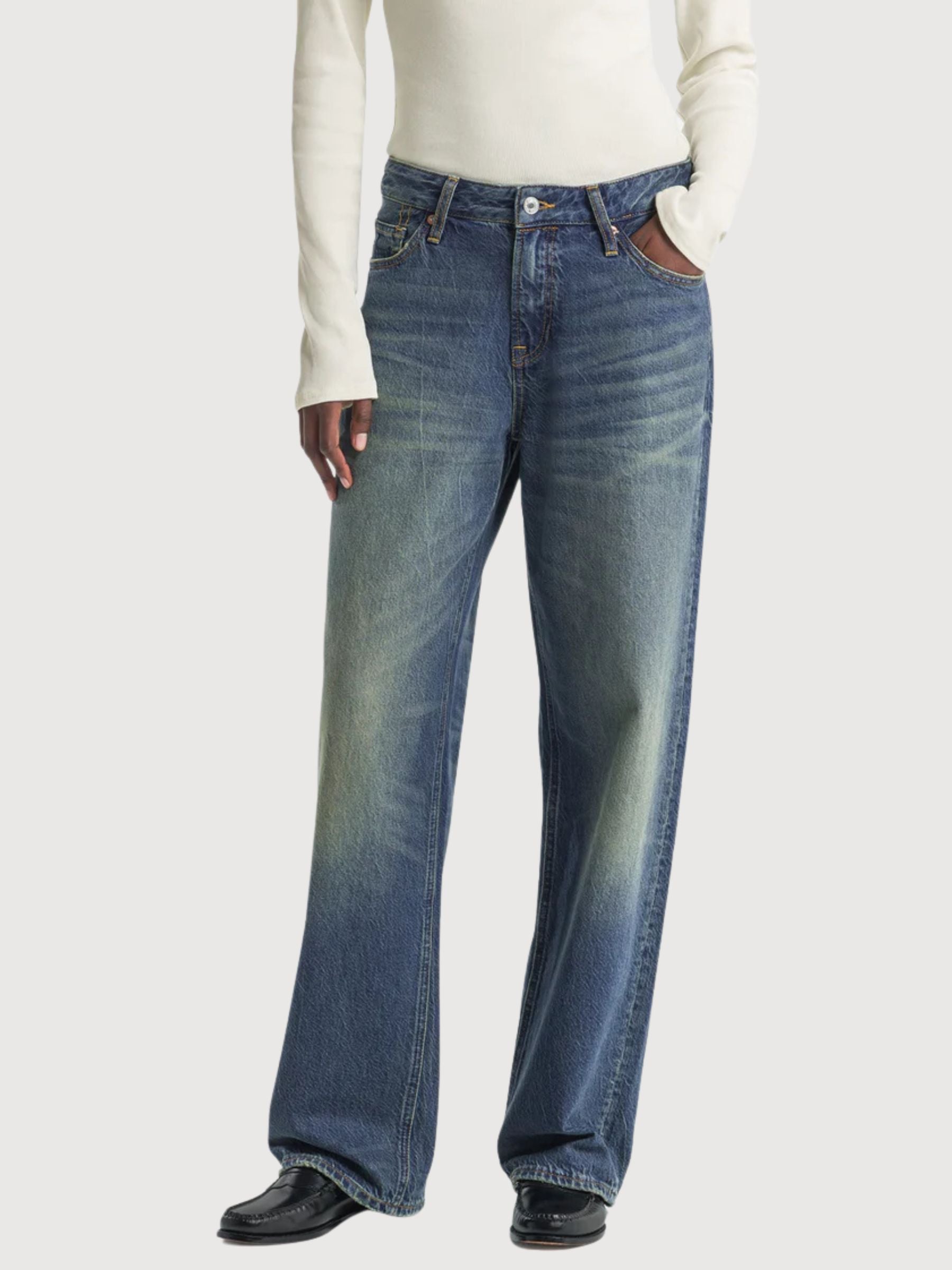 Jeans Joan DarkBlue Donna Cotone | Kings Of Indigo