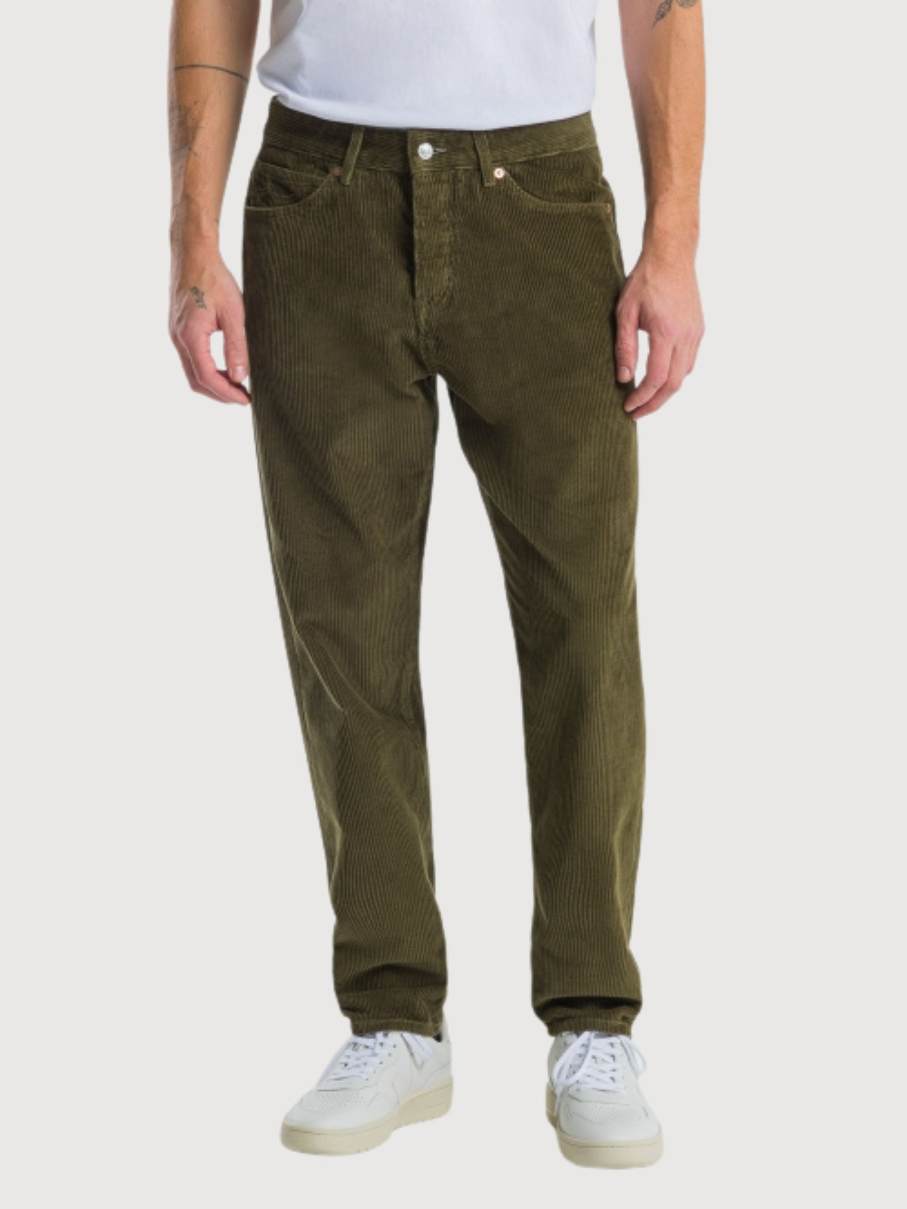 Sushan Burnt Olive Hosen Herren | King Of Indigo