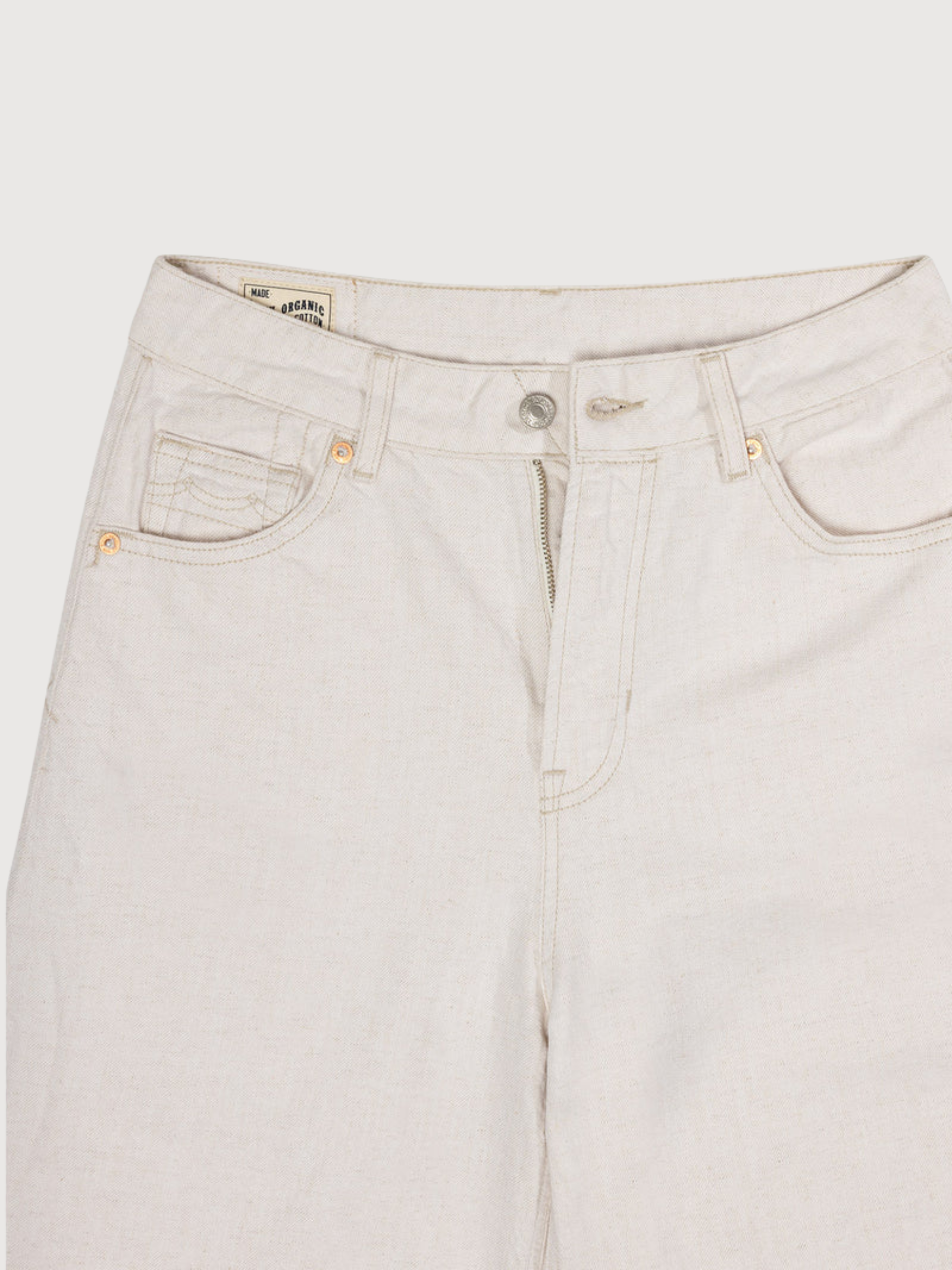 Leila Amsterdam Undyed Pants Beige Women | King Of Indigo