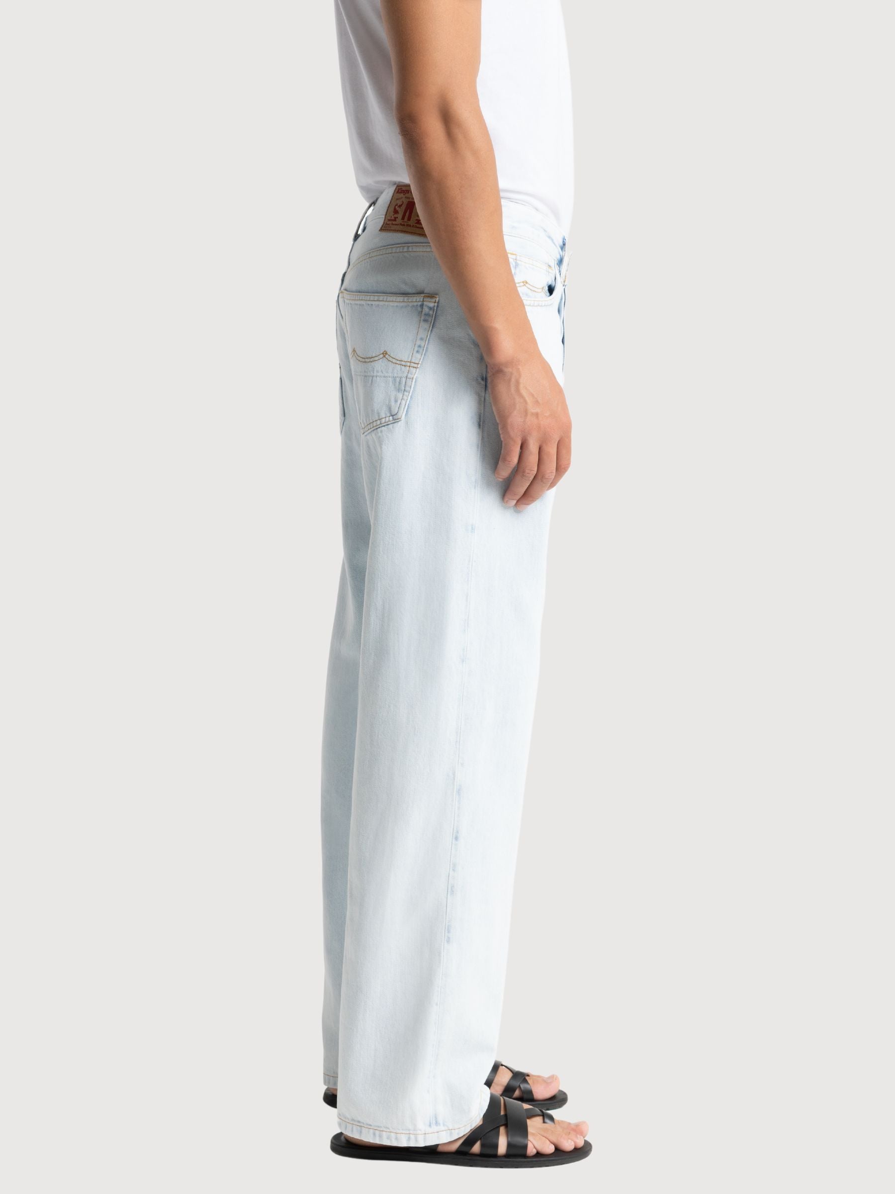 Arkin Ecru Koi Pond Hosen Herren | King Of Indigo 
