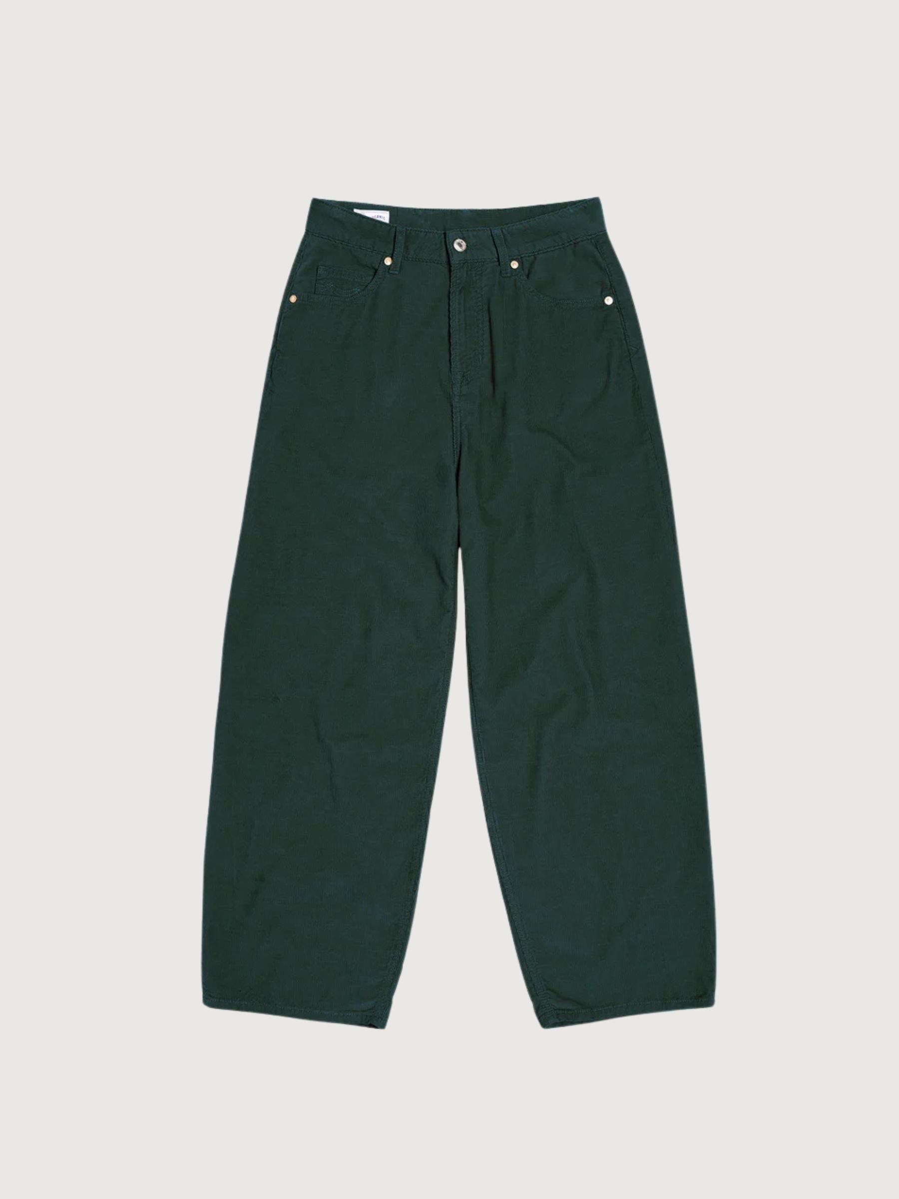 Pantalone Leila Cord Green Donna | Kings Of Indigo