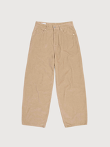 PANTALONI IN VISONE ARGENTO LEILA CORD | KINGS OF INDIGO