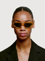 Sunglasses Ella Yellow Unisex | A.kjaerbede