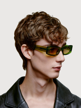 Sunglasses Frida Light Green Unisex | A.kjaerbede