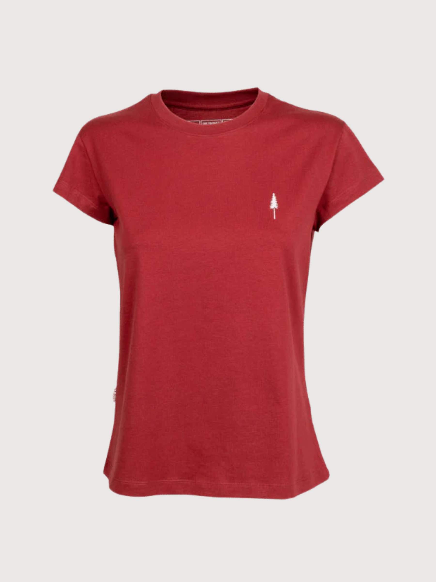 Treeshirt T-Shirt Donna Rosso Cotone Organico | Nikin