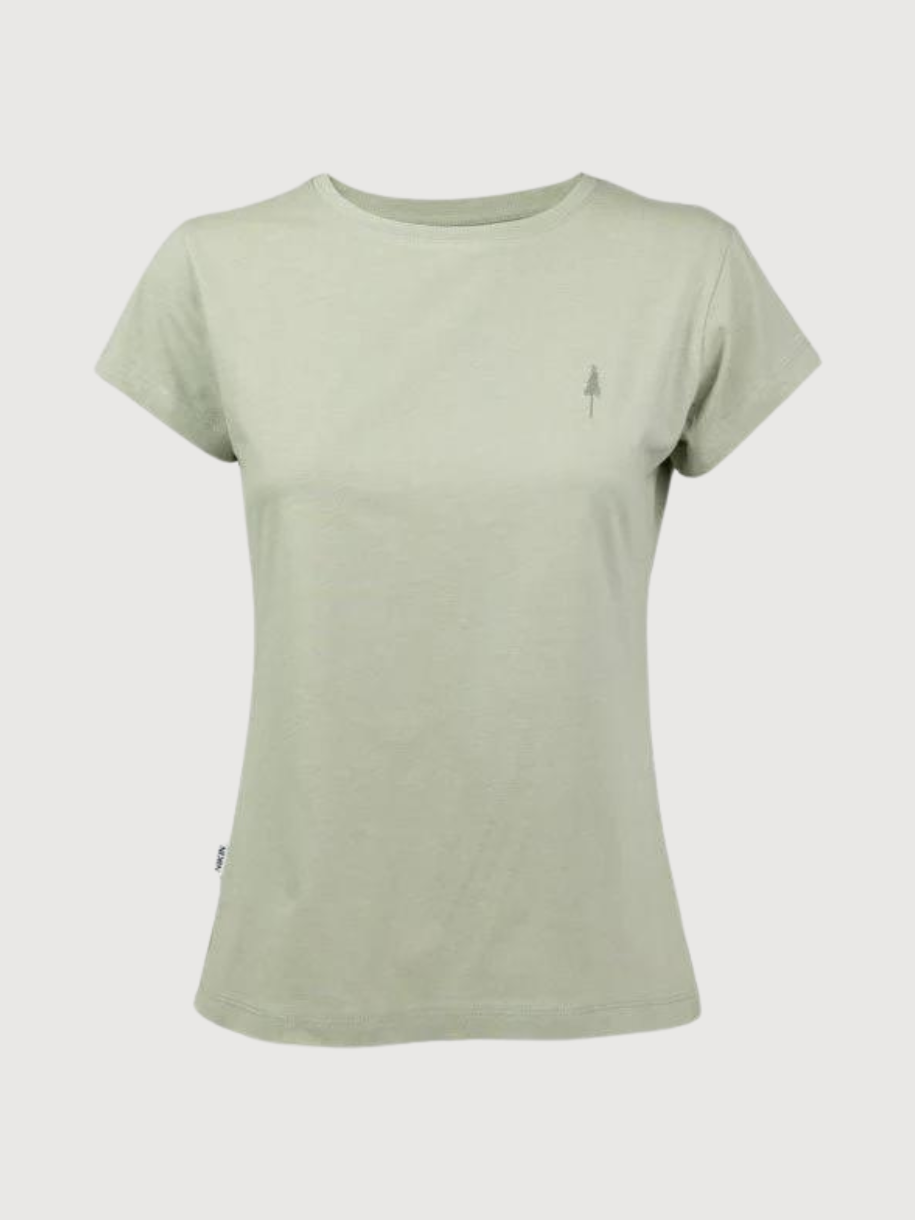 Treeshirt T-Shirt Damen Hellgrüne Bio-Baumwolle | Nikin