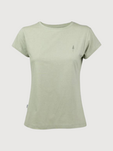 T-Shirt TreeShirt Women Light green Organic cotton | Nikin