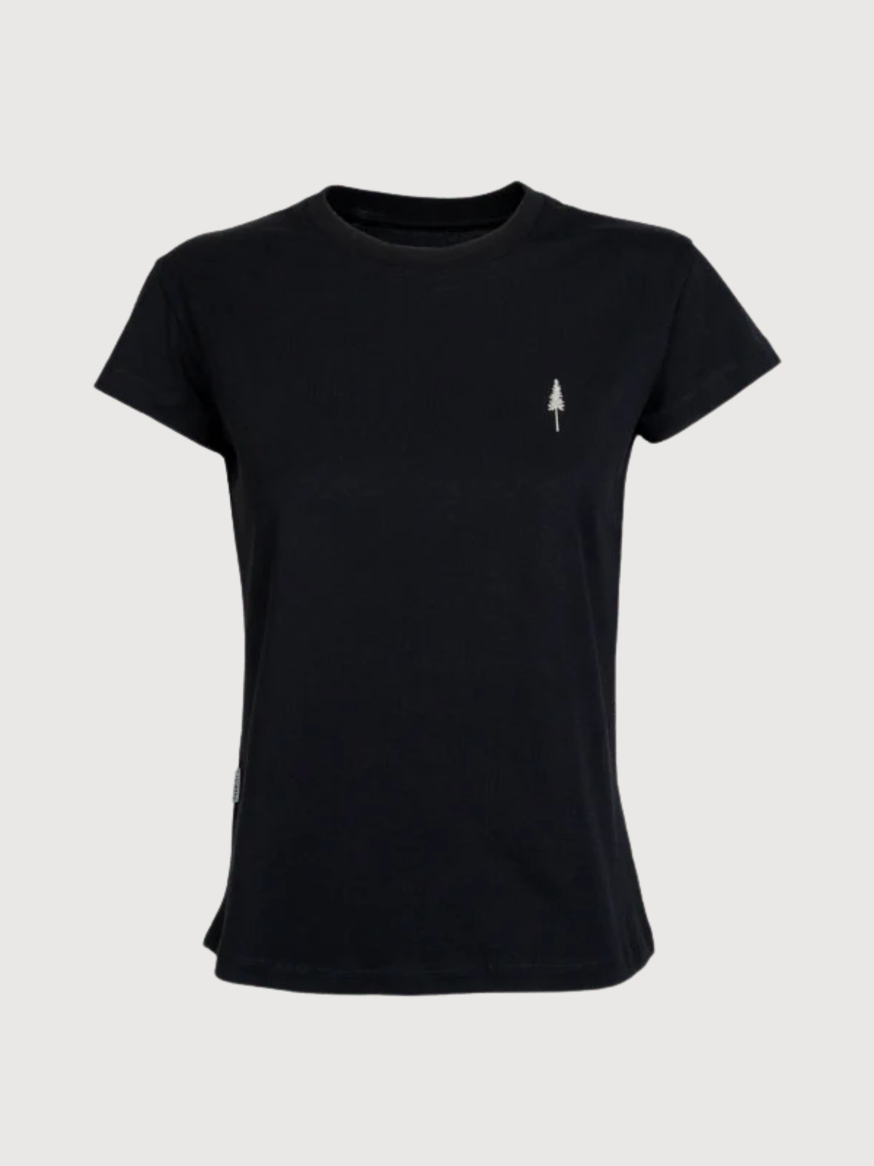 Treeshirt T-Shirt Damen Schwarz Bio-Baumwolle | Nikin