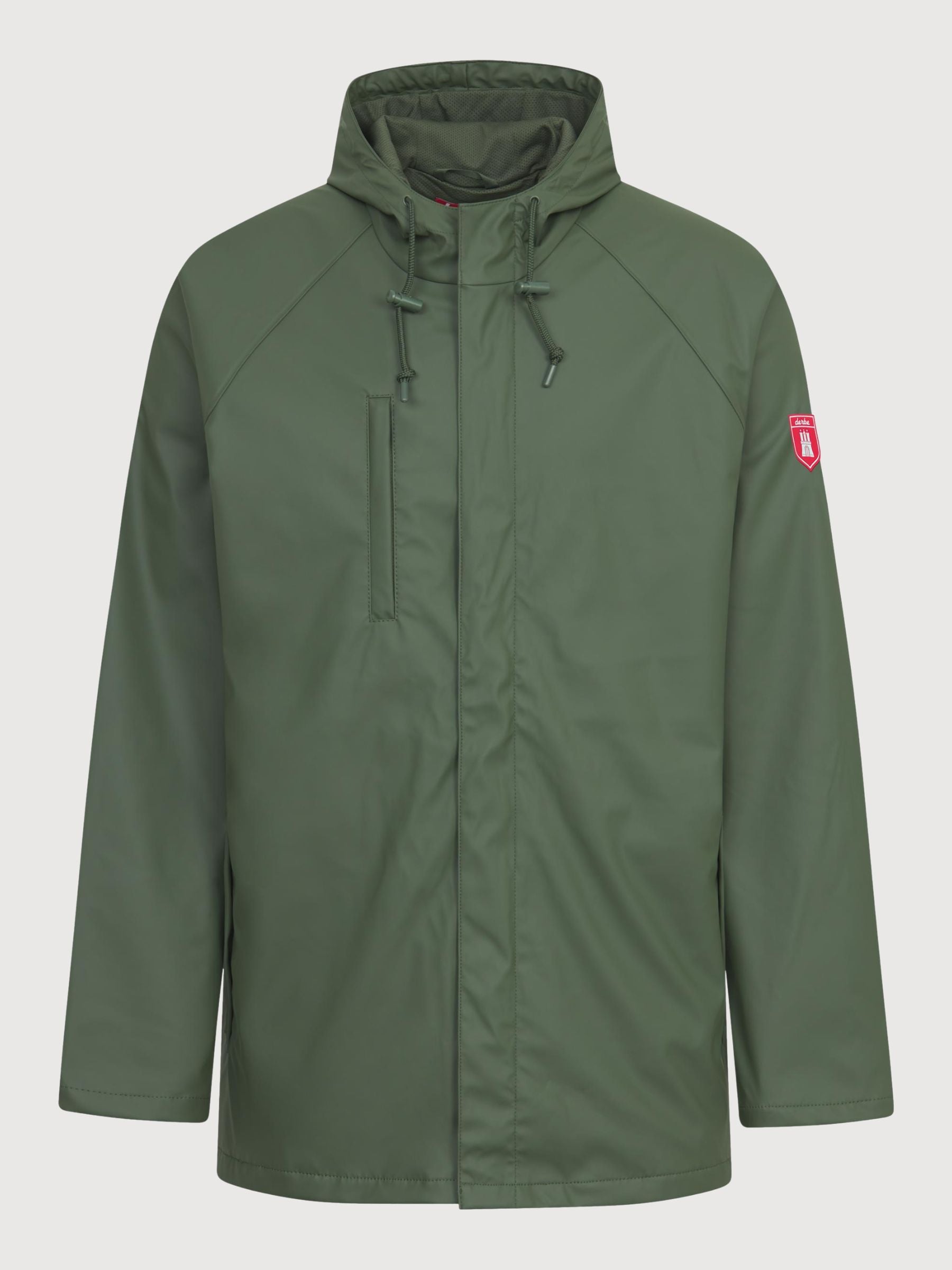 Jacket Passby Plain Olive Man Recycled Polyester | Derbe
