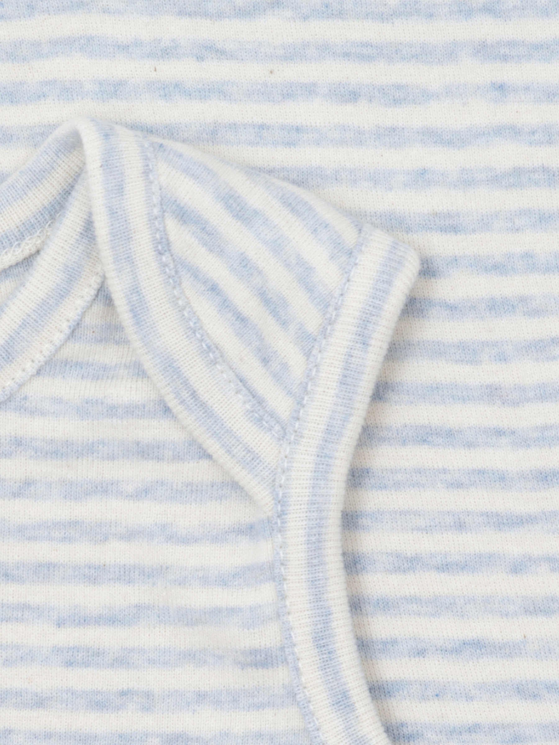Baby Striped Tank Body in Mist / Offwhite   Organic Cotton | SERENDIPITY