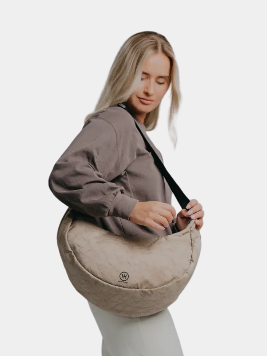 Tasche Moonbaq Beige Recycelter Airbag | Airpaq