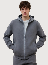 Pullover Dylan Hybrid Man Asphalt | Ecoalf