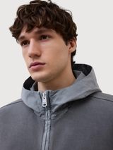Pullover Dylan Hybrid Man Asphalt | Ecoalf