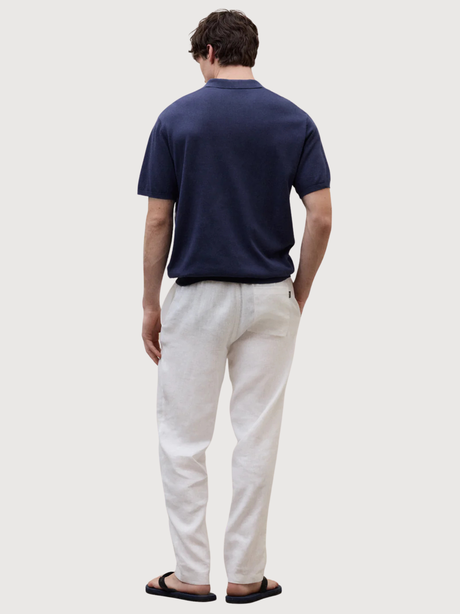 Olmo Strick-T-Shirt für Herren, Dunkelblau | Ecoalf 