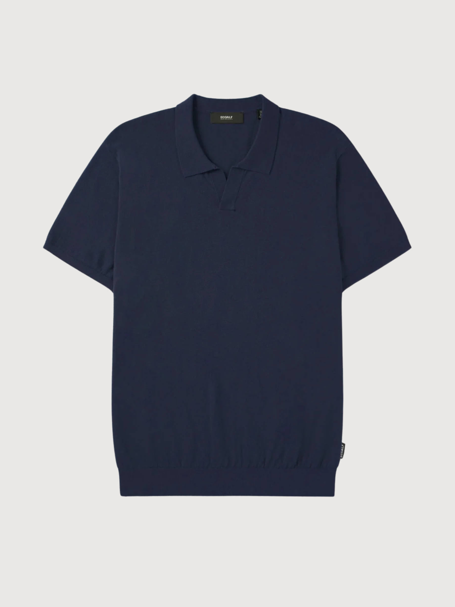 Olmo Strick-T-Shirt für Herren, Dunkelblau | Ecoalf 