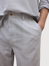 Pantalone Feire uomo Bianco/Blu Cotone | Ecoalf