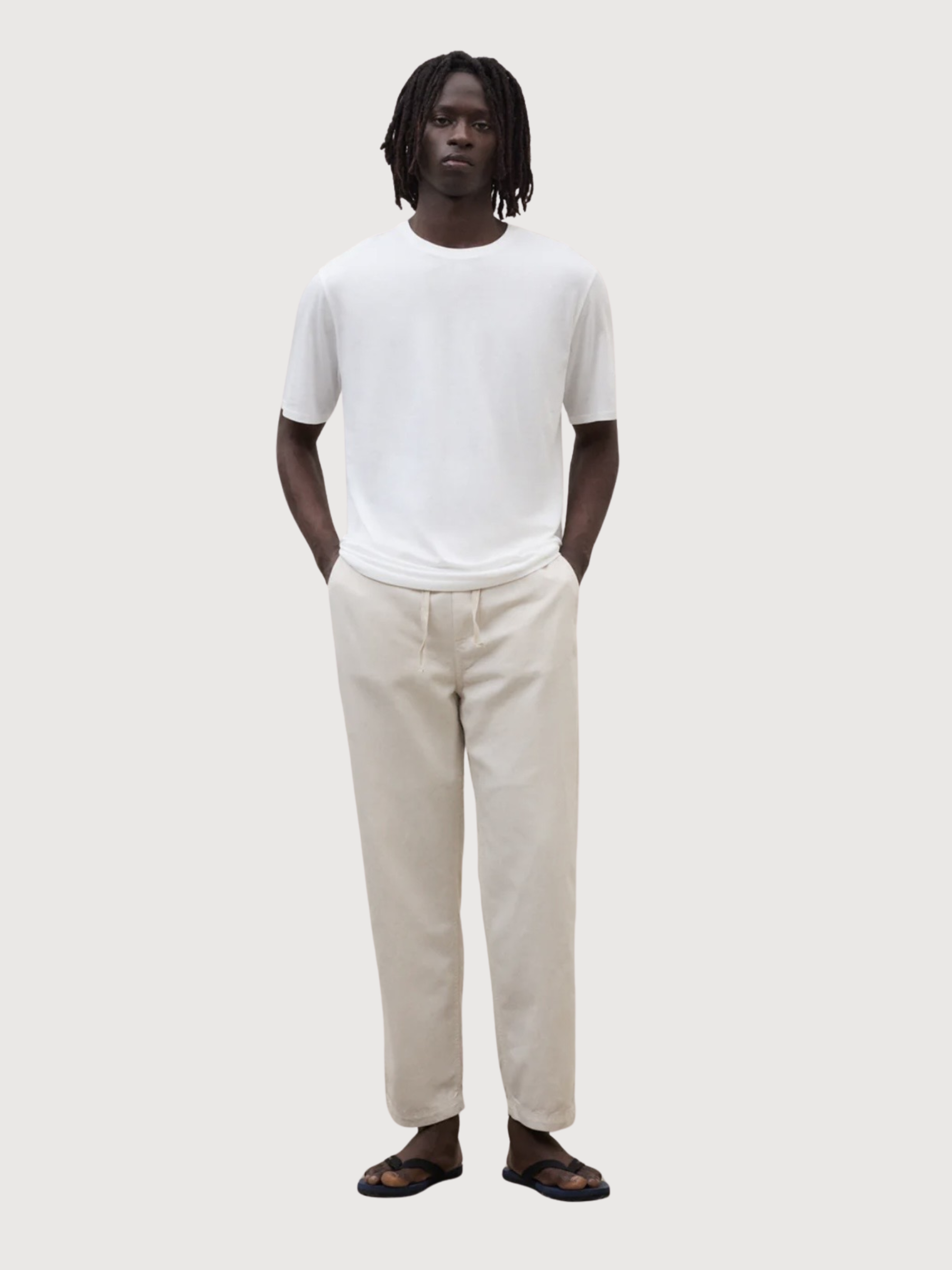 Pantaloni Gina Man Washed Stone | Ecoalf