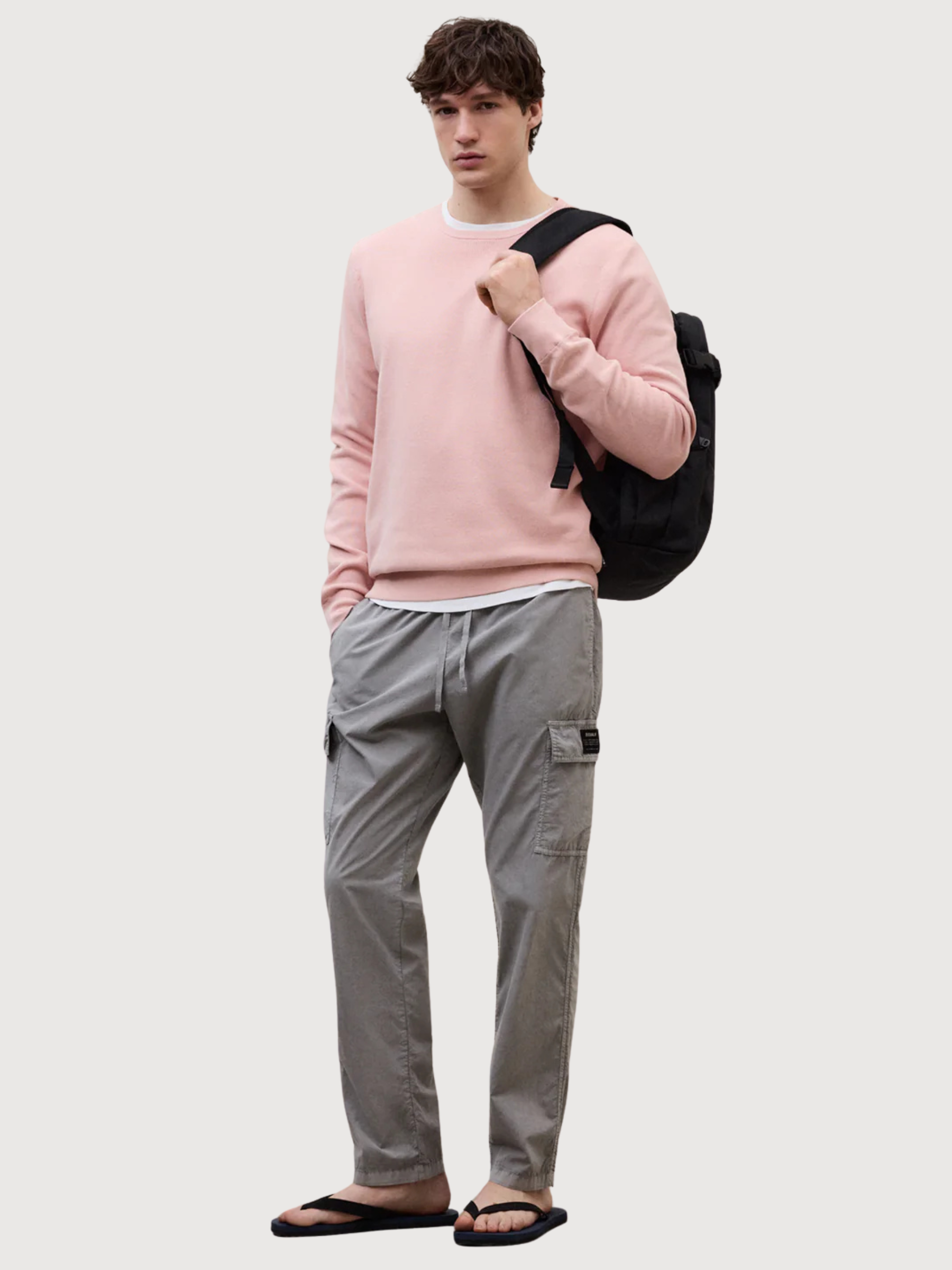 Trouser Targo Man Charcoal Cotton | Ecoalf