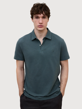 Short Sleeve Polo Simon Green Shadow | Ecoalf