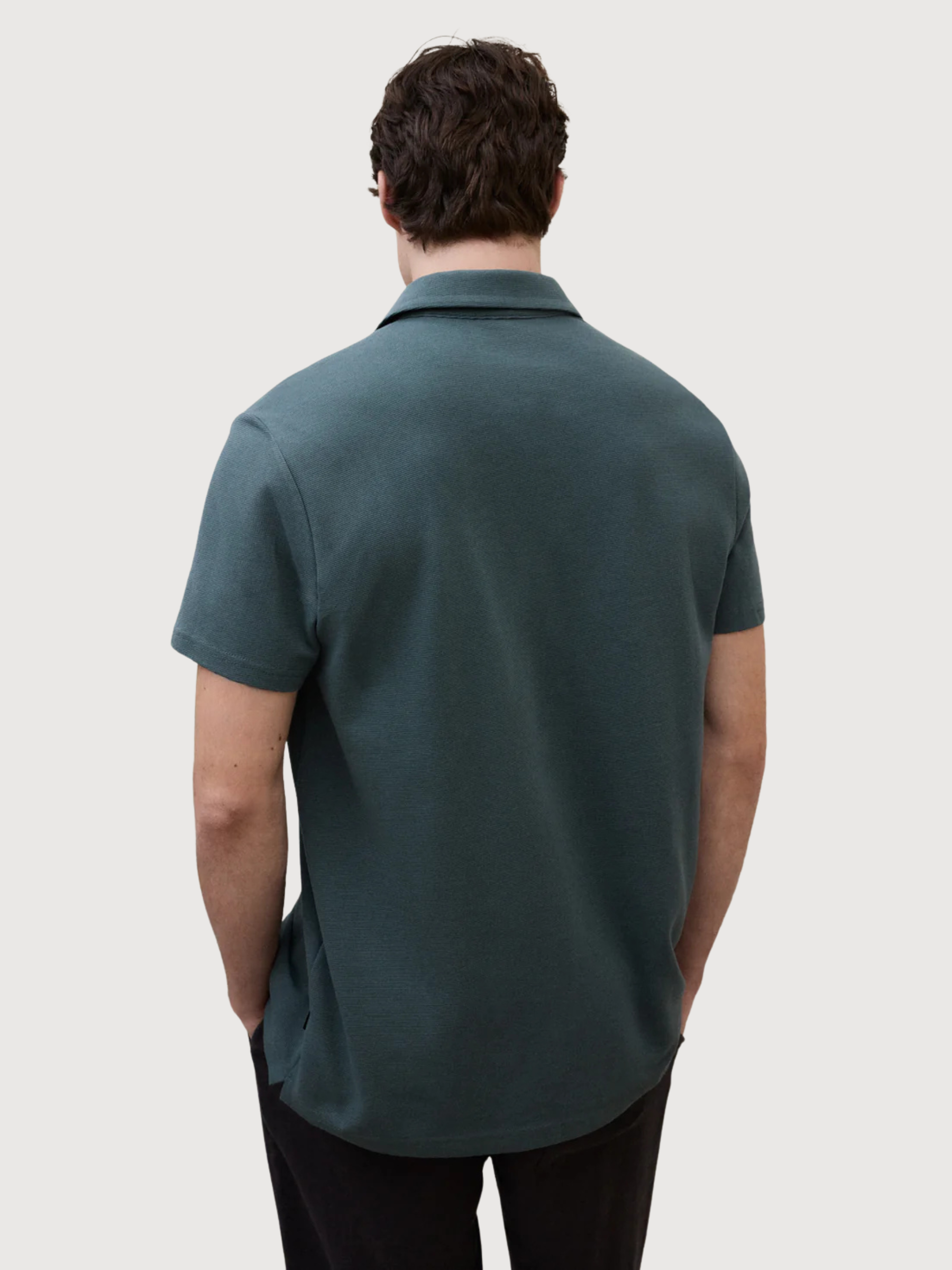 Kurzarm-Poloshirt Simon Green Shadow | Ecoalf