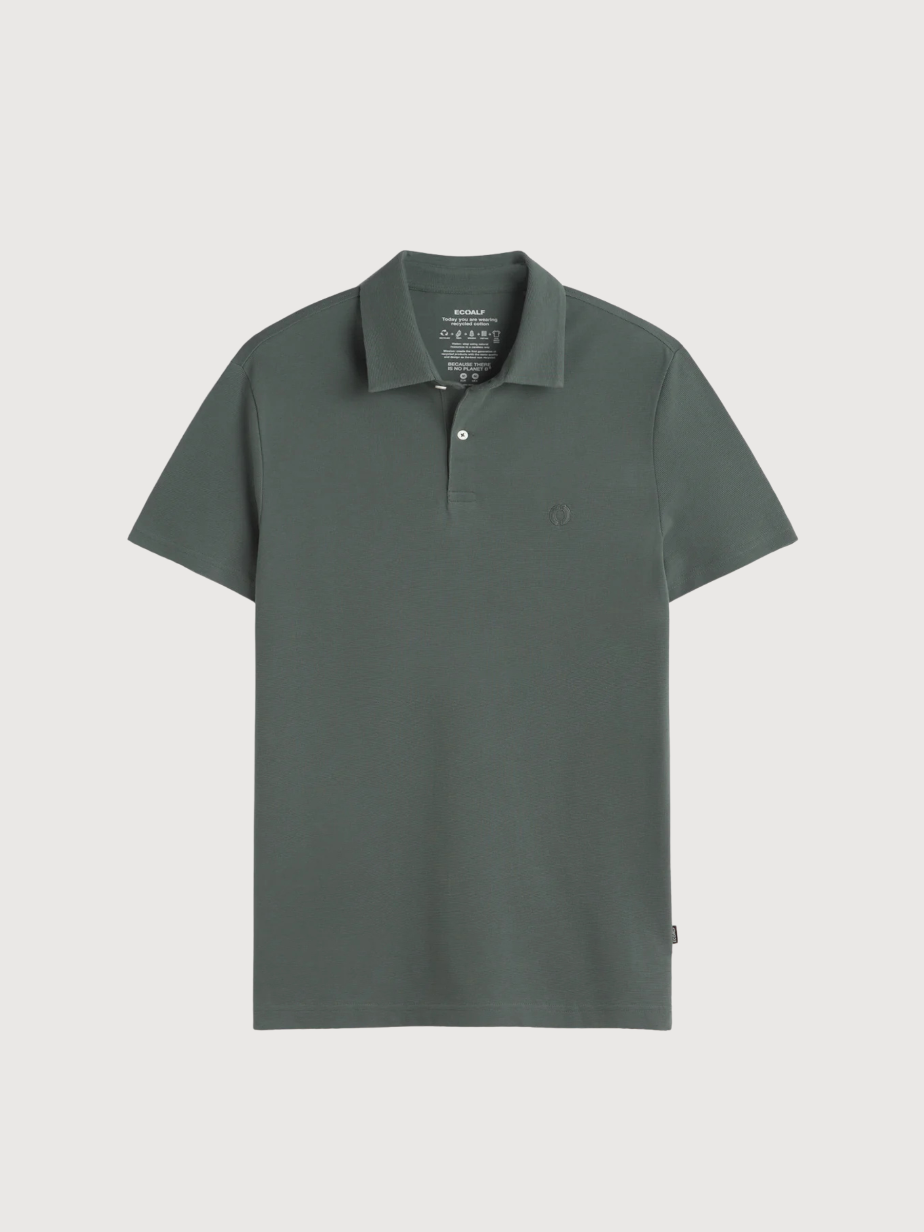 Kurzarm-Poloshirt Simon Green Shadow | Ecoalf