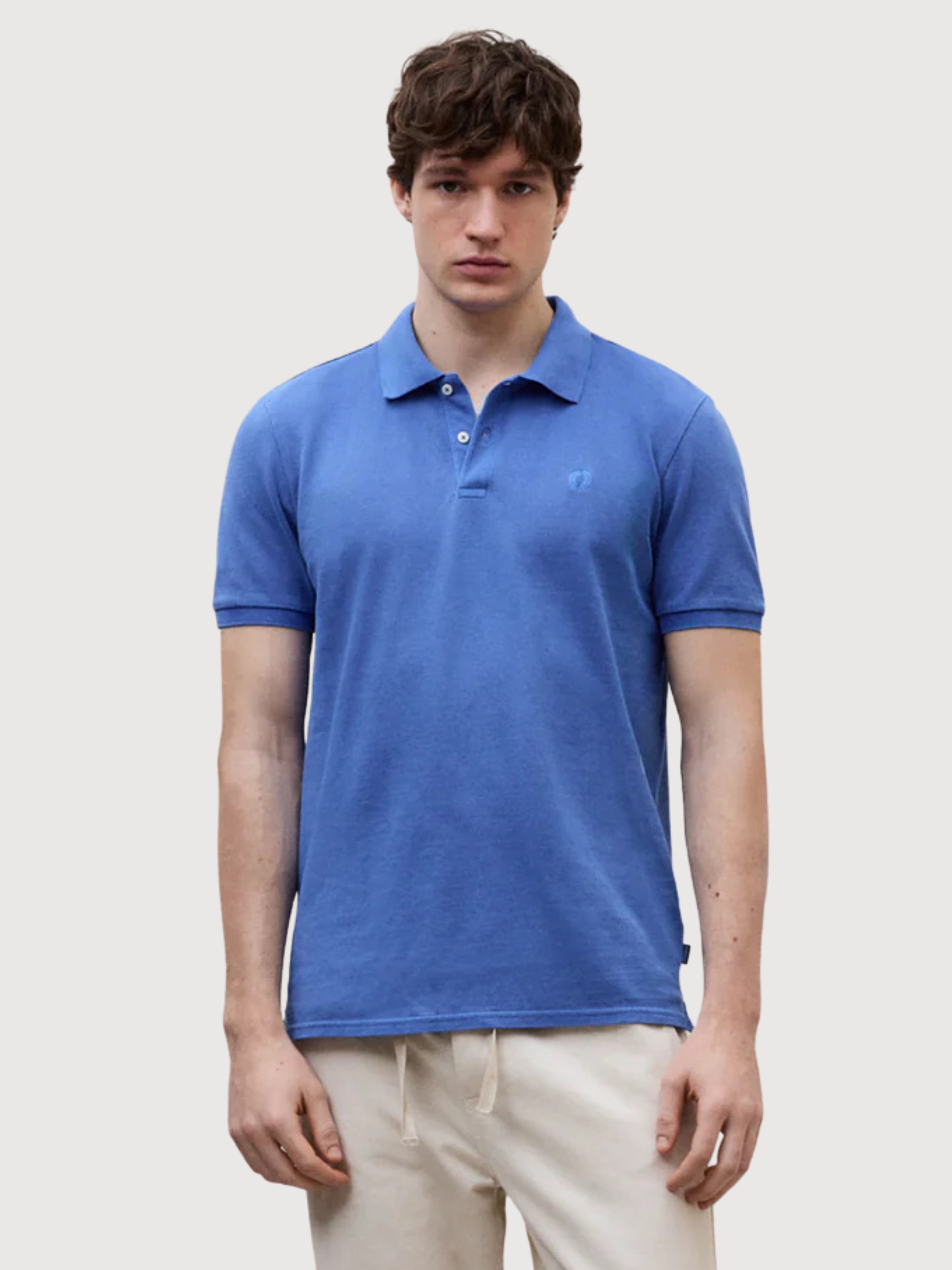 TEDAN POLO HERREN Pacific Blue | Ecoalf