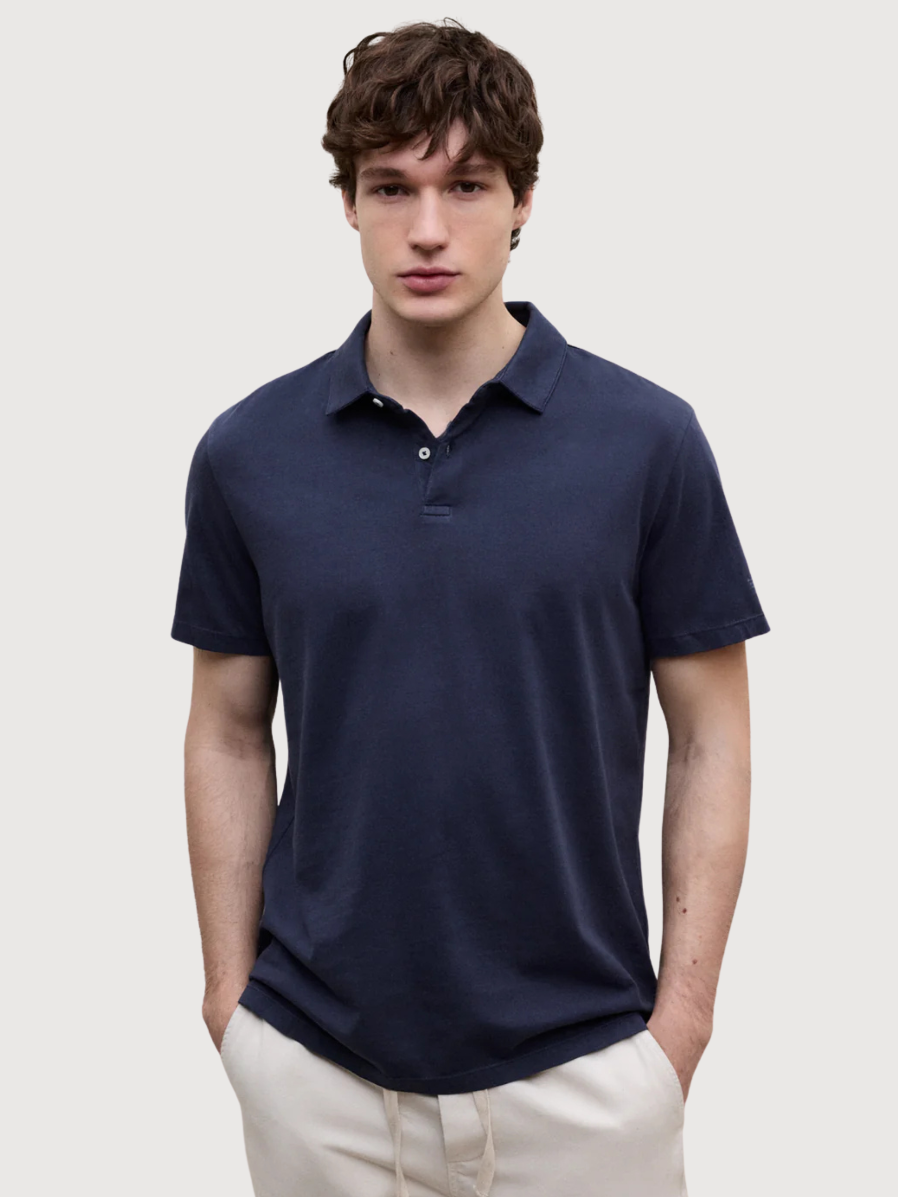 THEO POLO MAN Deep Navy | Ecoalf