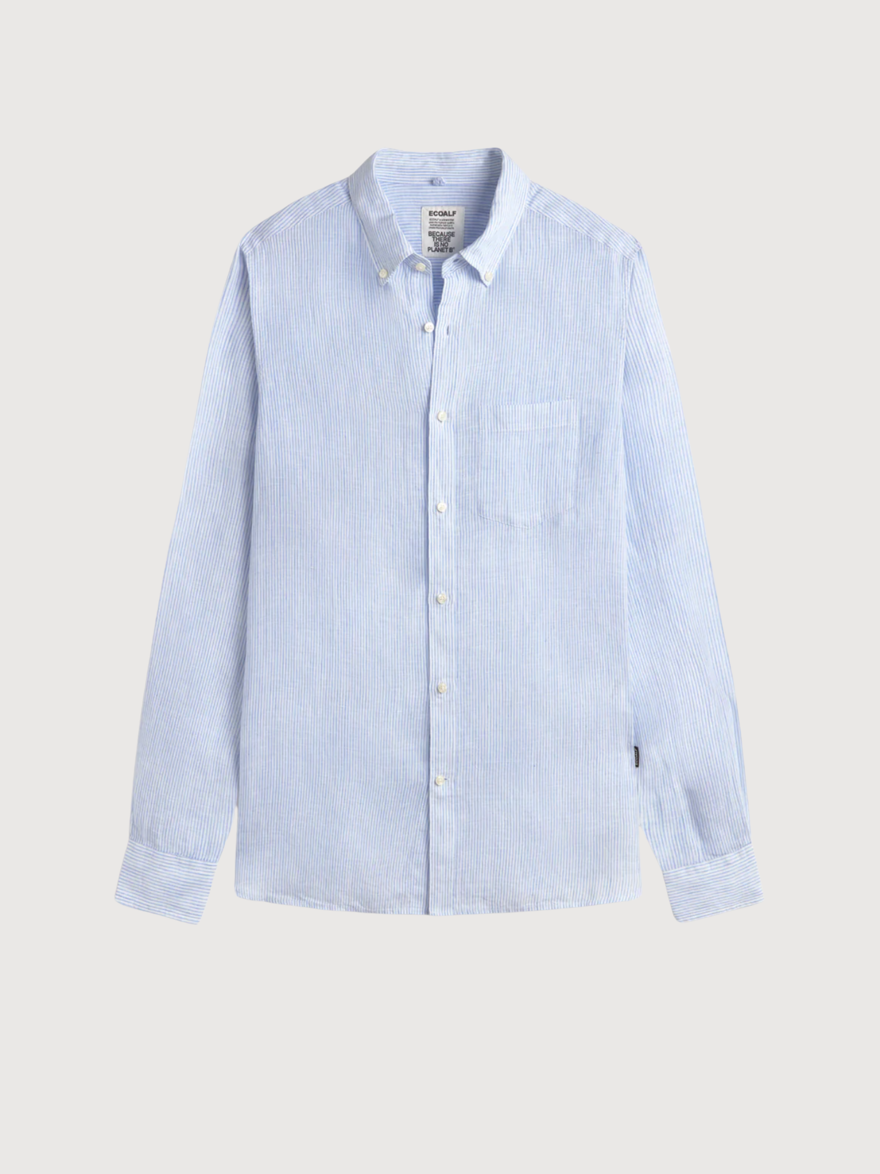 CAMICIA ADAN UOMO Bianco Azzurro Cielo Righe