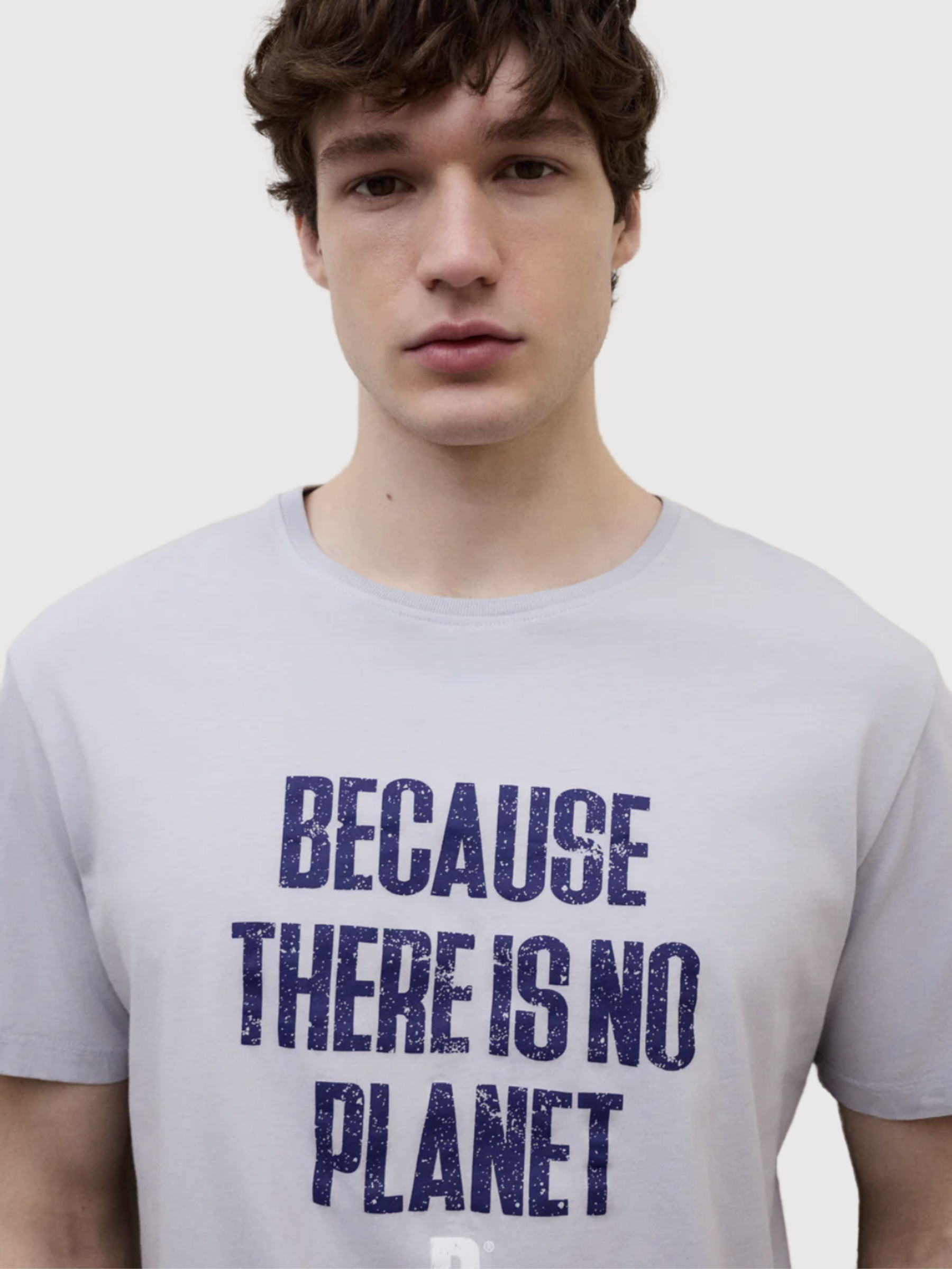 T-Shirt Min Man Grigio Cotone | Ecoalf