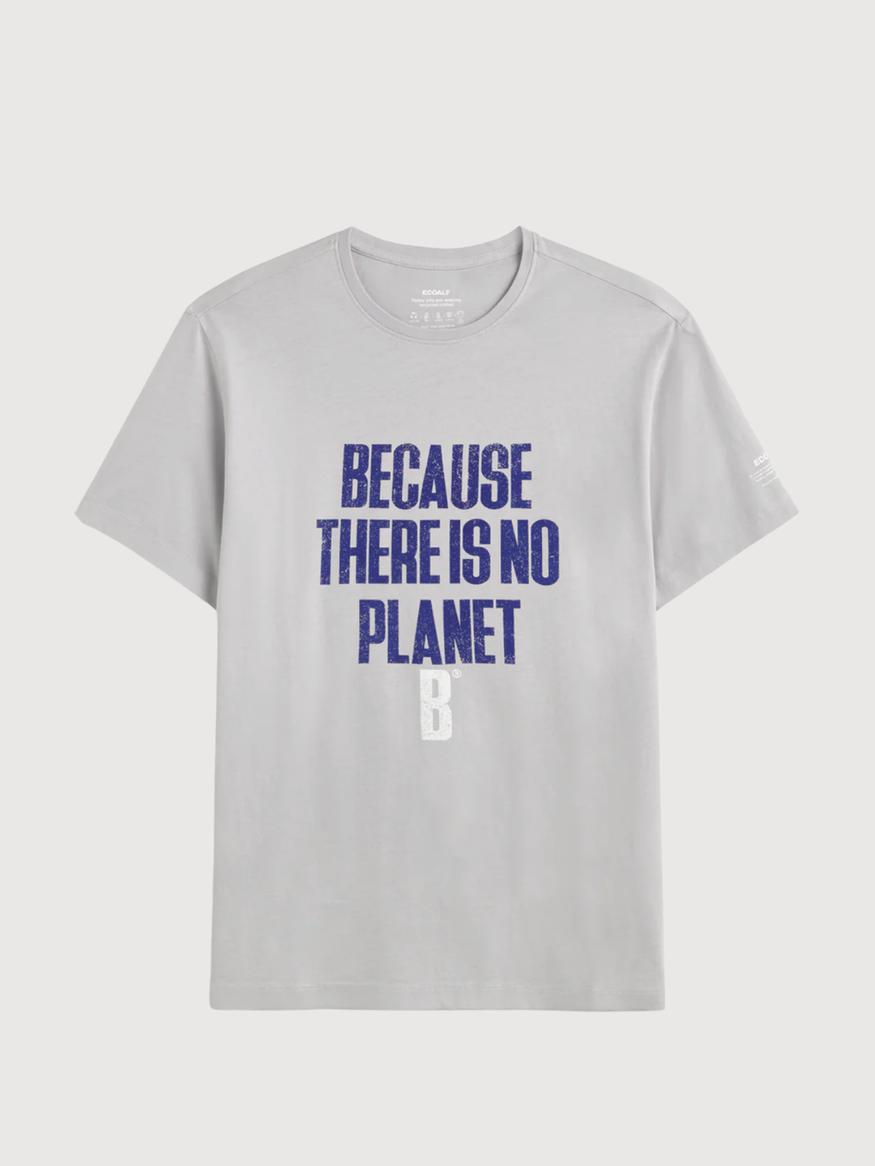 T-Shirt Min Man Grigio Cotone | Ecoalf
