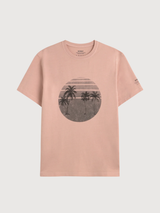 T-Shirt Ros Man Blush Pink Cotton | Ecoalf
