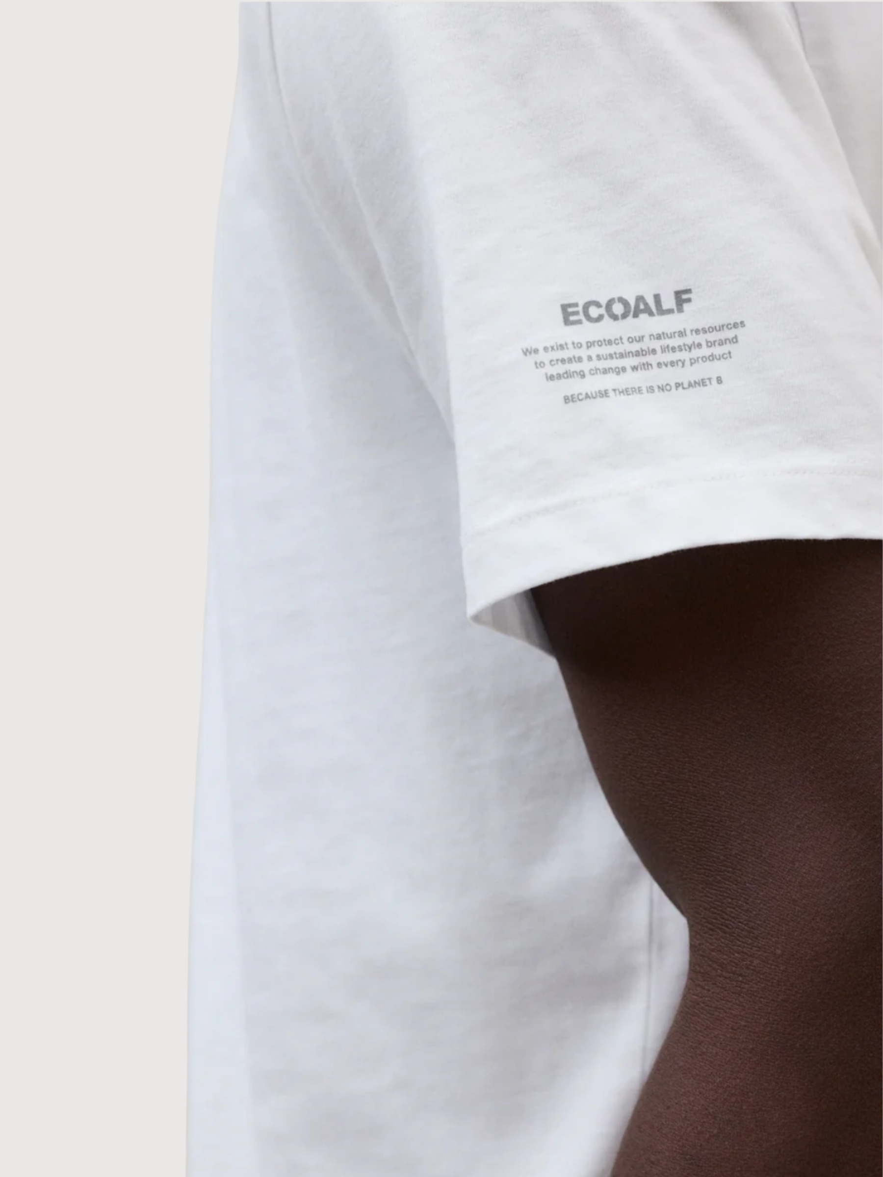 T-Shirt Vent Man White Cotton | Ecoalf