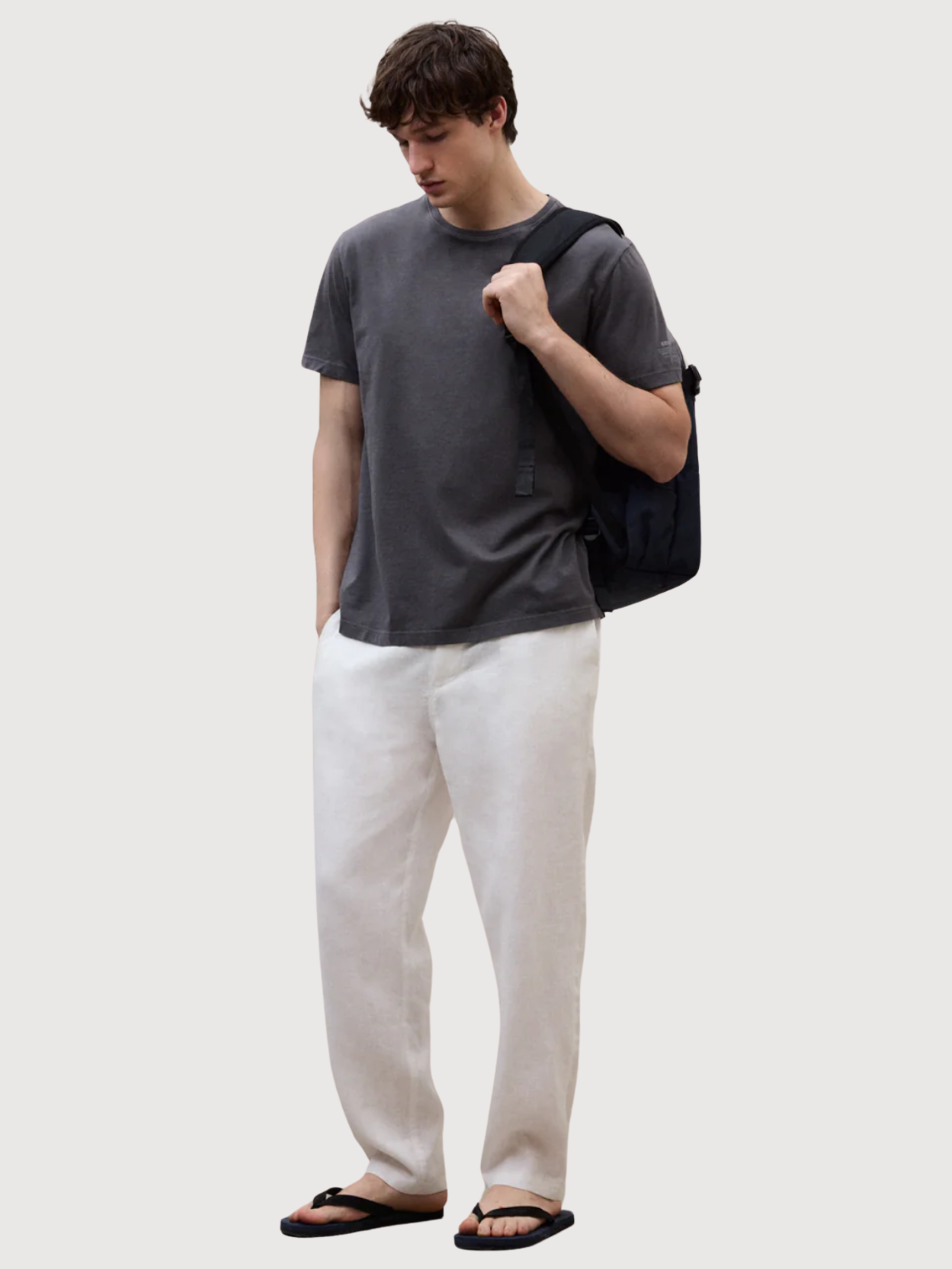 VENT T-SHIRT MAN ASPHALT | ECOALF