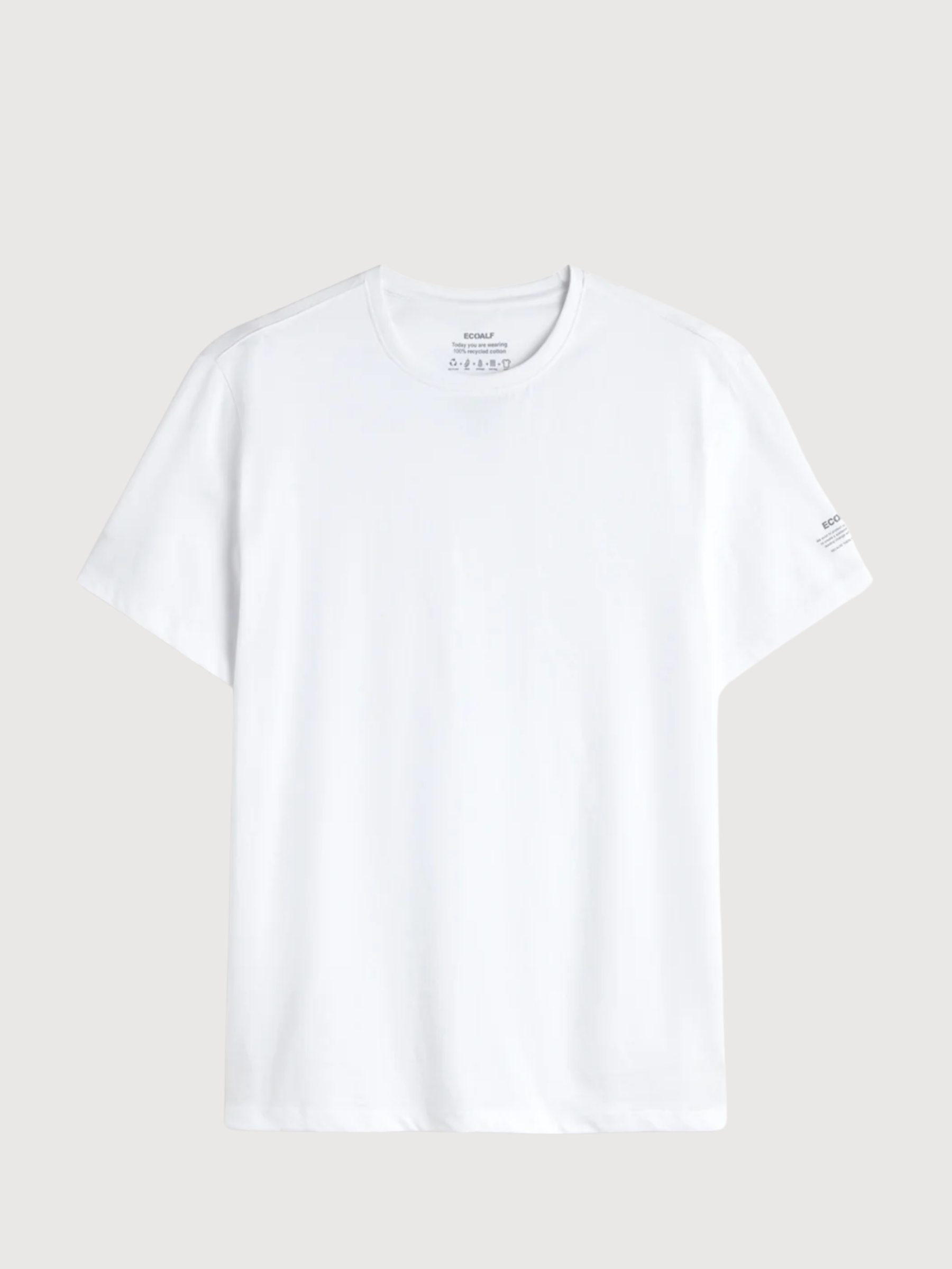 T-Shirt Vent Man White Cotton | Ecoalf