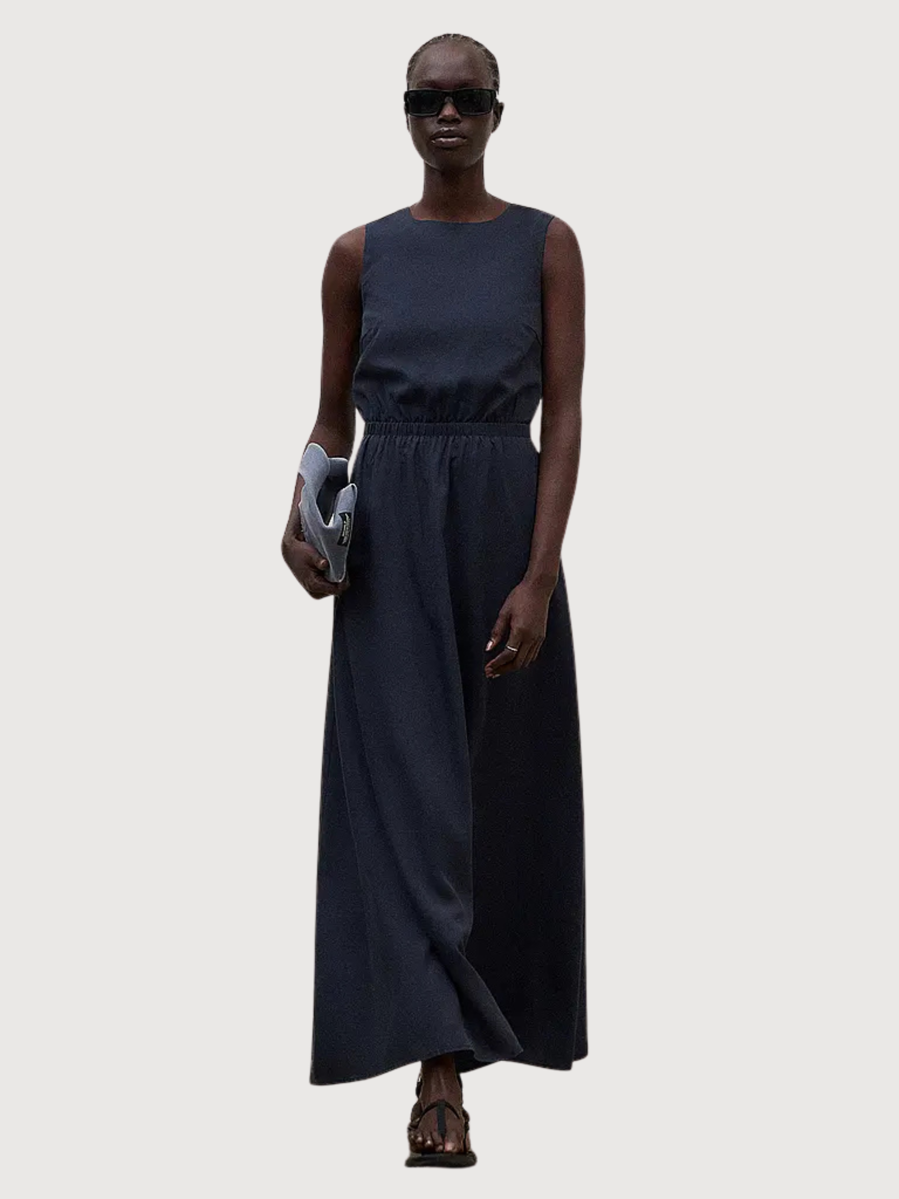 Dress Vittoria Woman Dark Navy Lyocell | Ecoalf