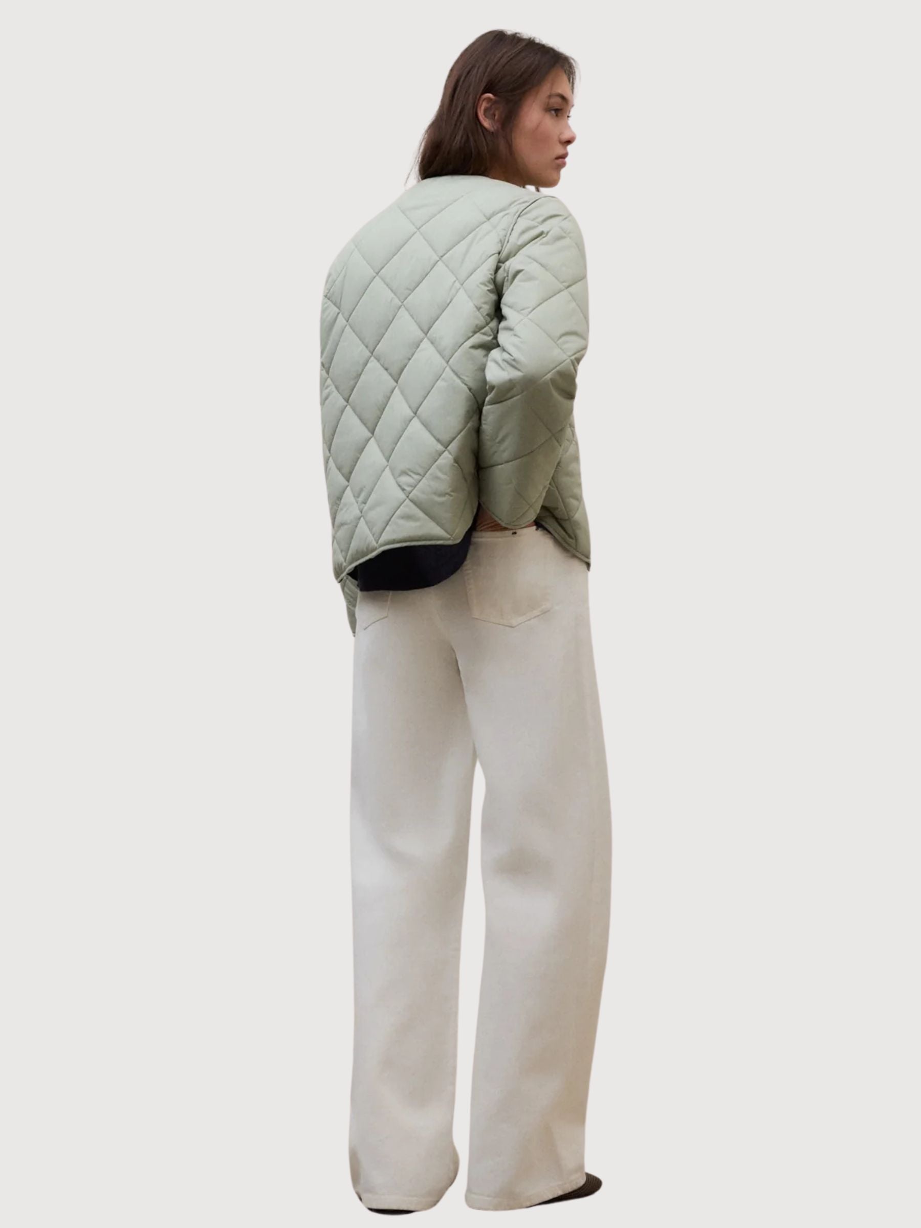Rhomb Jacket Musa Sage | Ecoalf