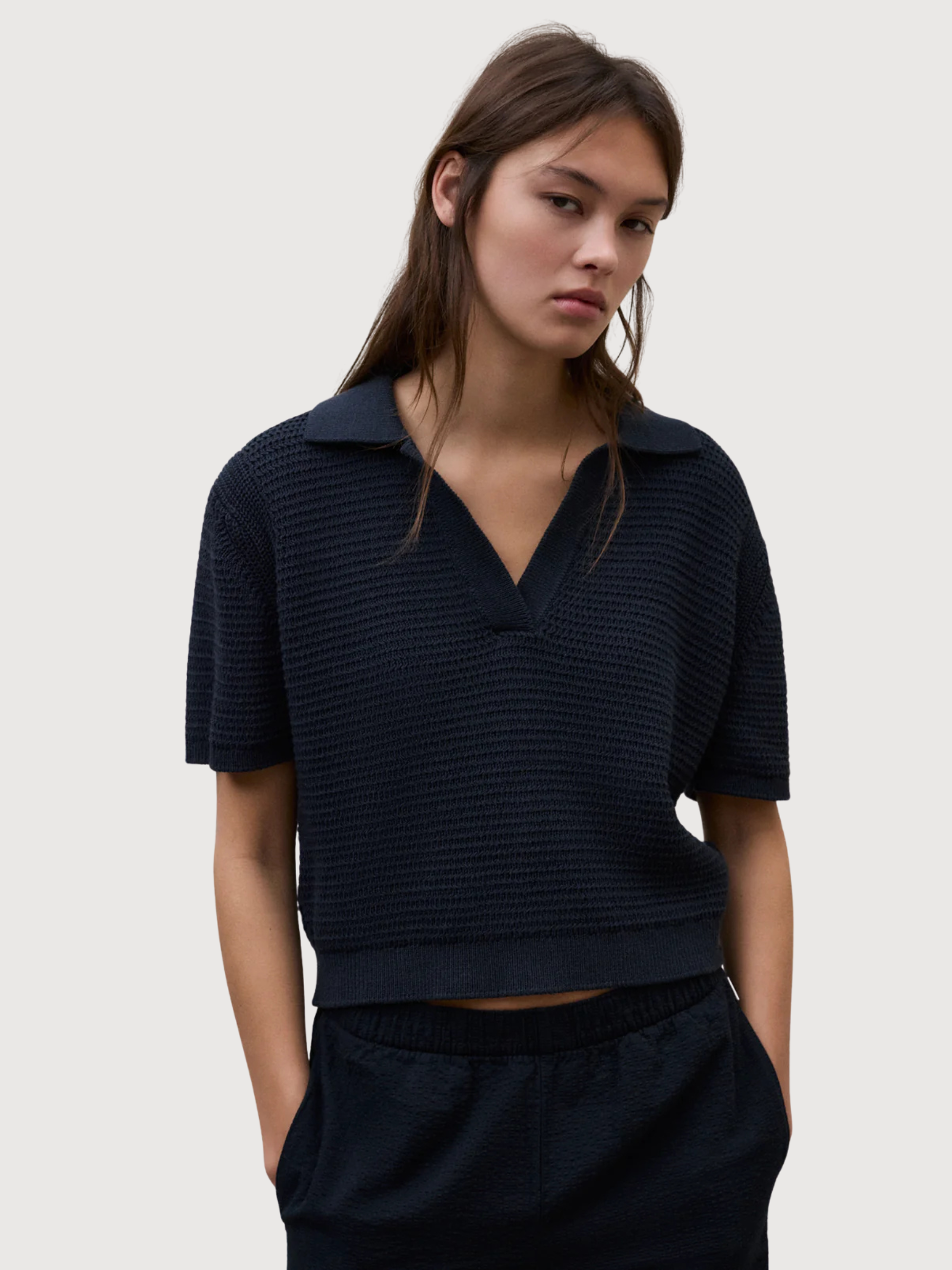 ANNA KNIT WOMAN Dunkelblau | Ecoalf