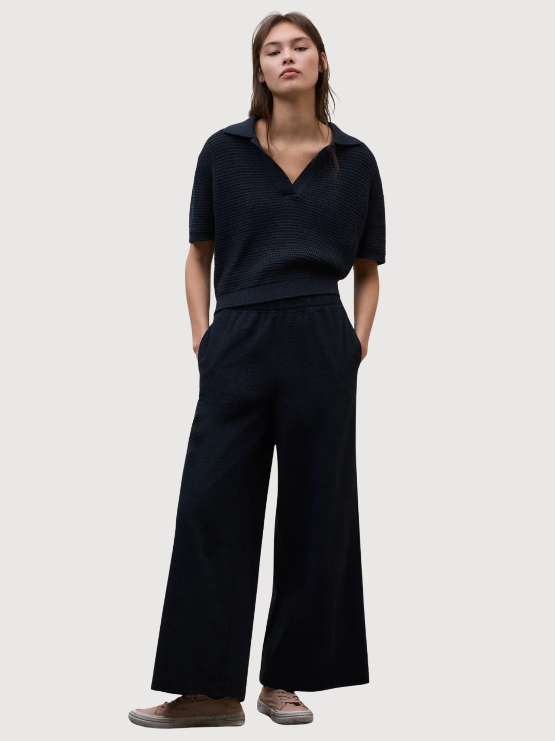 ANNA KNIT WOMAN Dunkelblau | Ecoalf