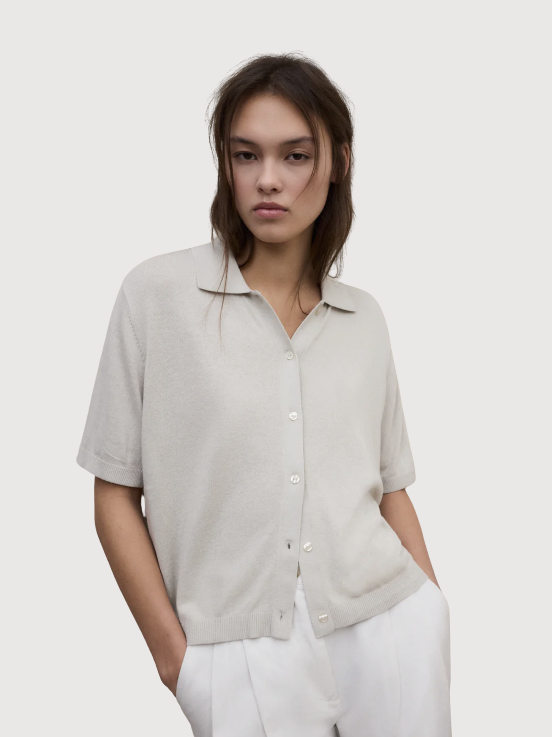 JUNIPER KNIT WOMAN STONE | ECOALF
