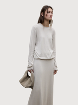 Pullover Milo Knit Woman Stone | Ecoalf