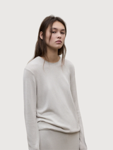 Pullover Milo Knit Woman Stone | Ecoalf