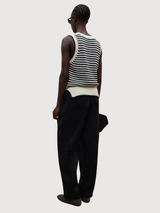 Vest Tulip Knit Ecru Woman | Ecoalf