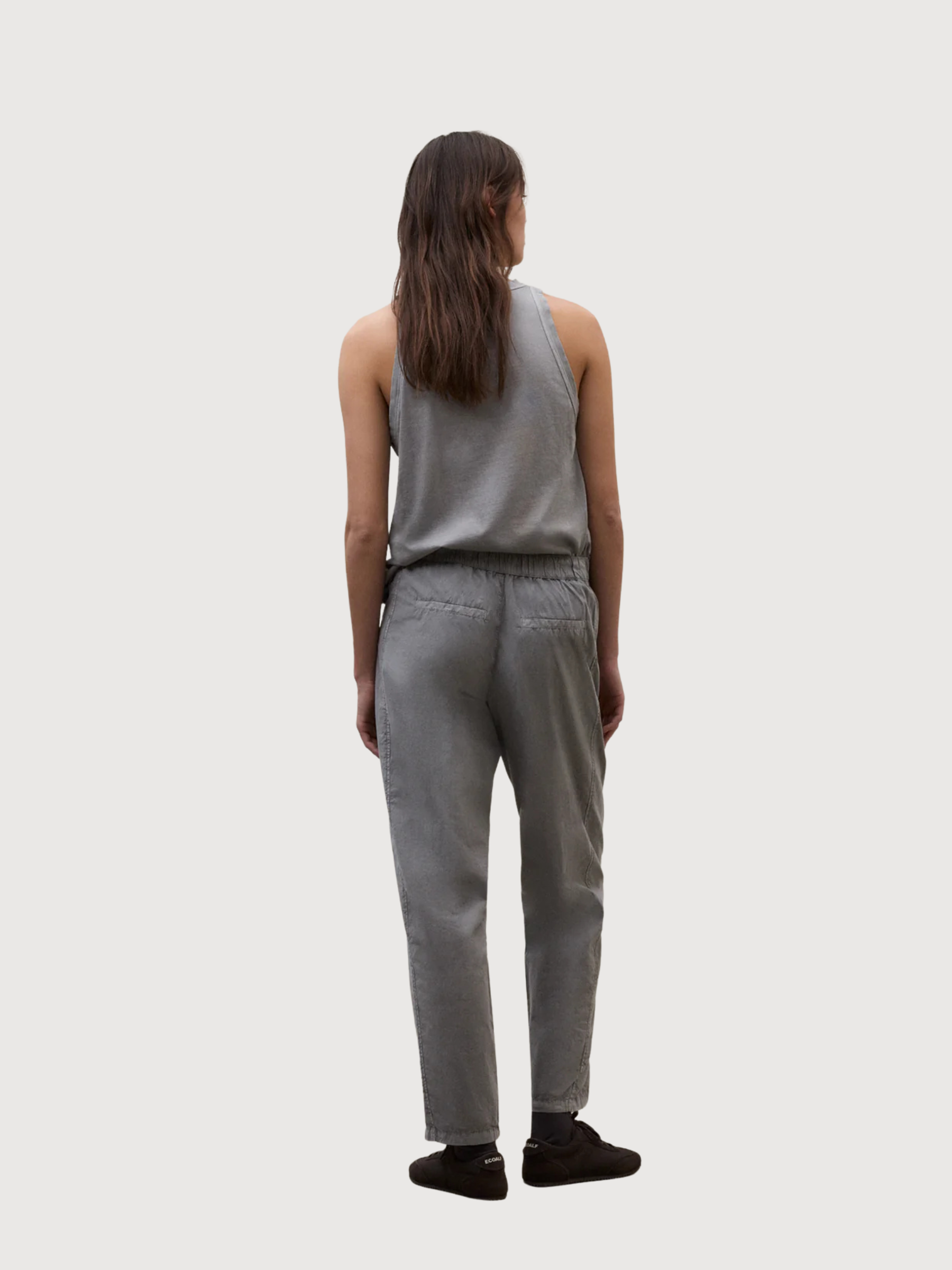 Trouser Ripoll Woman Charcoal Cotton | ECOALF